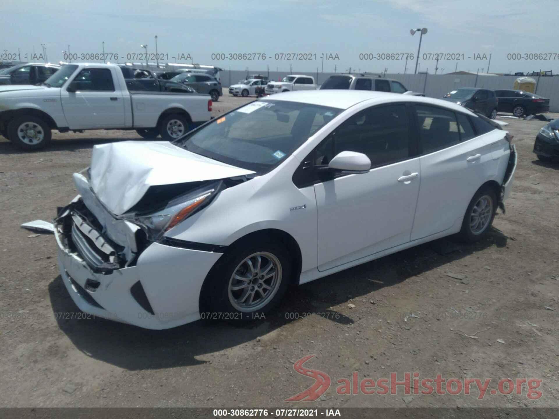 JTDKBRFU5G3008170 2016 TOYOTA PRIUS