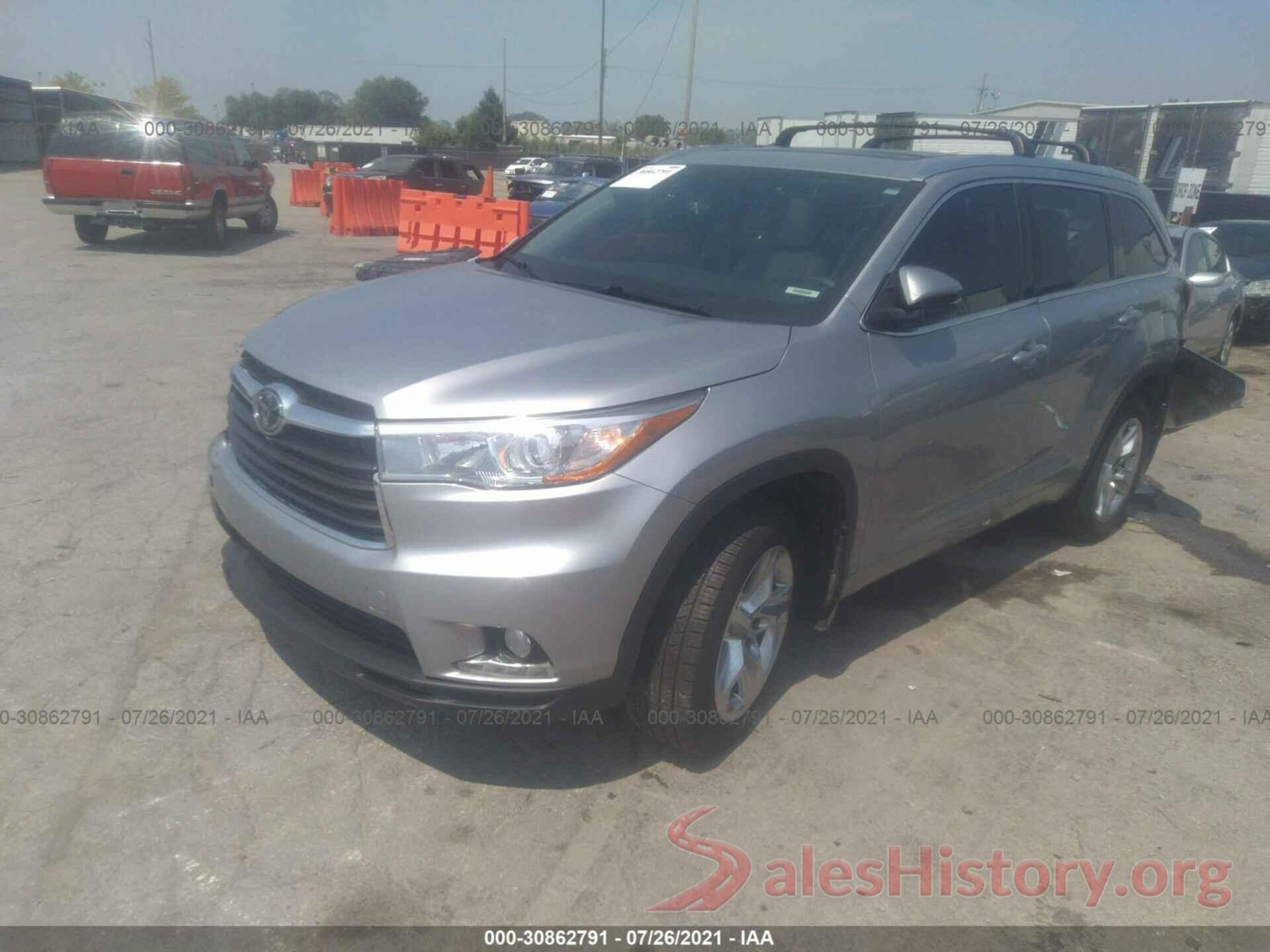 5TDDKRFH3GS272420 2016 TOYOTA HIGHLANDER