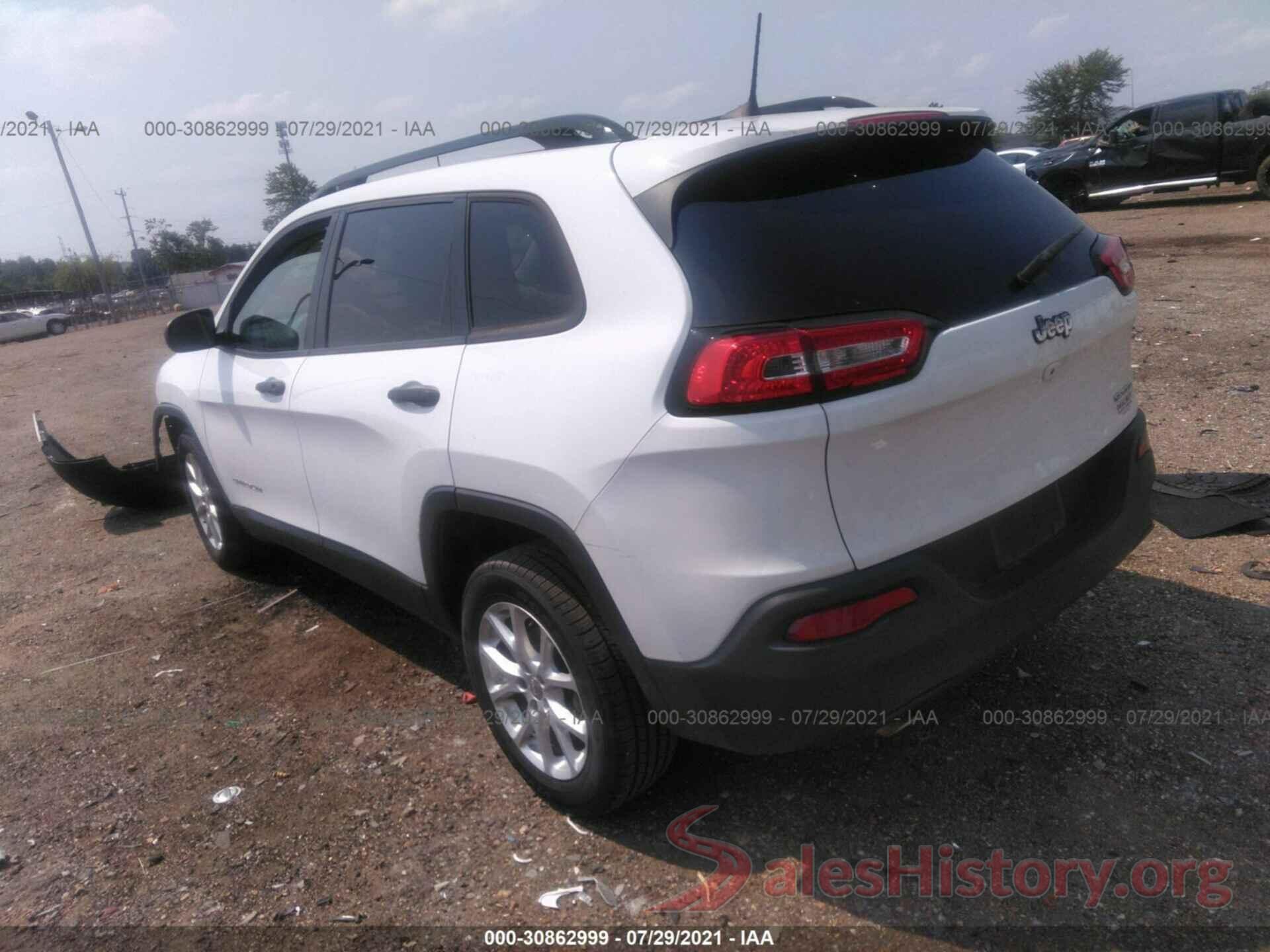 1C4PJLAB1GW200762 2016 JEEP CHEROKEE