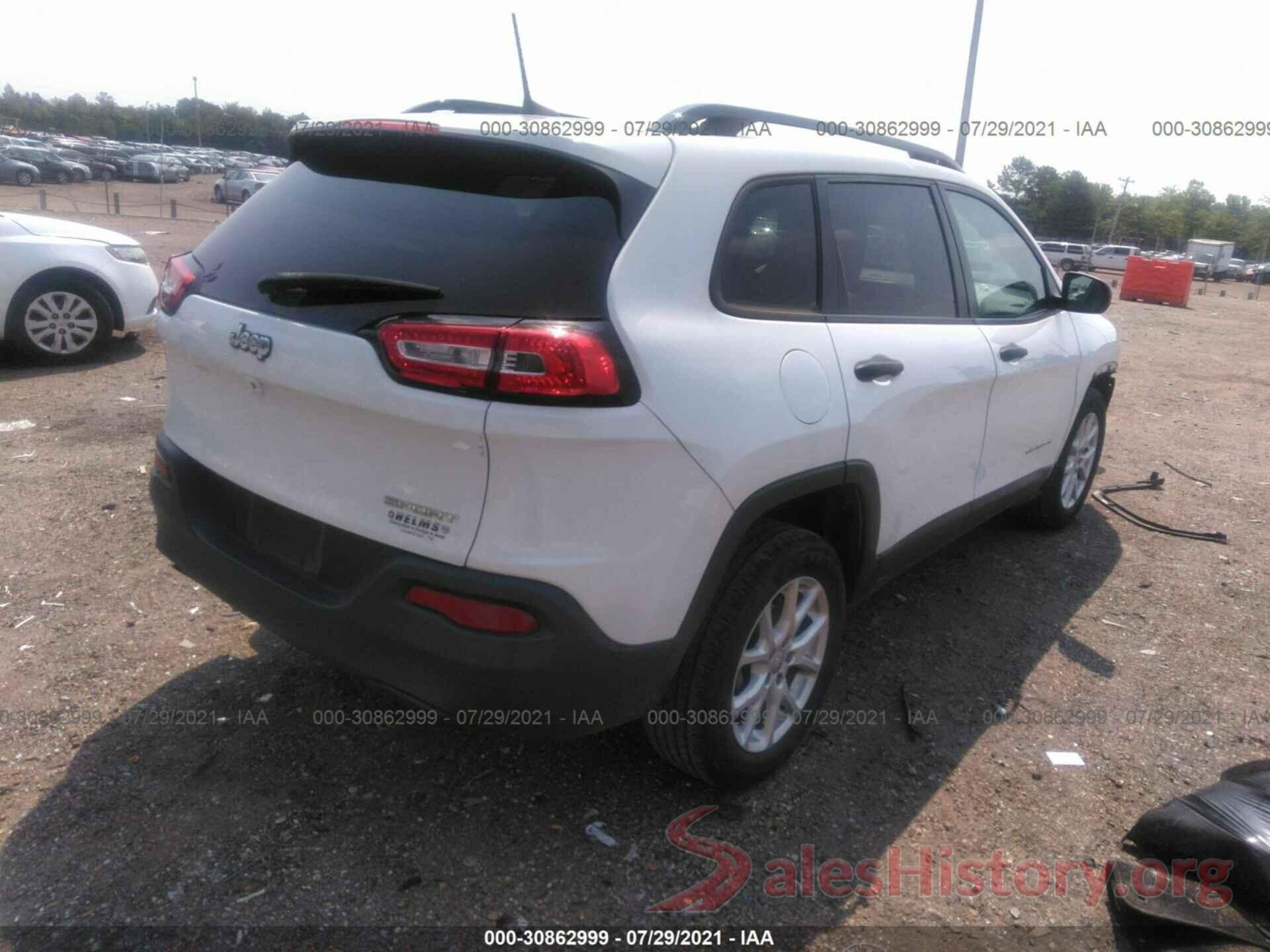 1C4PJLAB1GW200762 2016 JEEP CHEROKEE