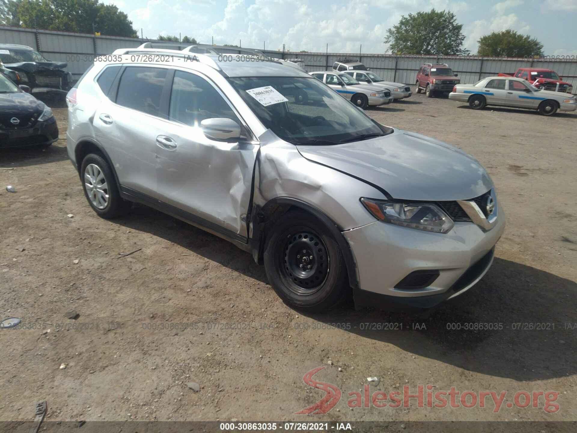 KNMAT2MV5GP644429 2016 NISSAN ROGUE