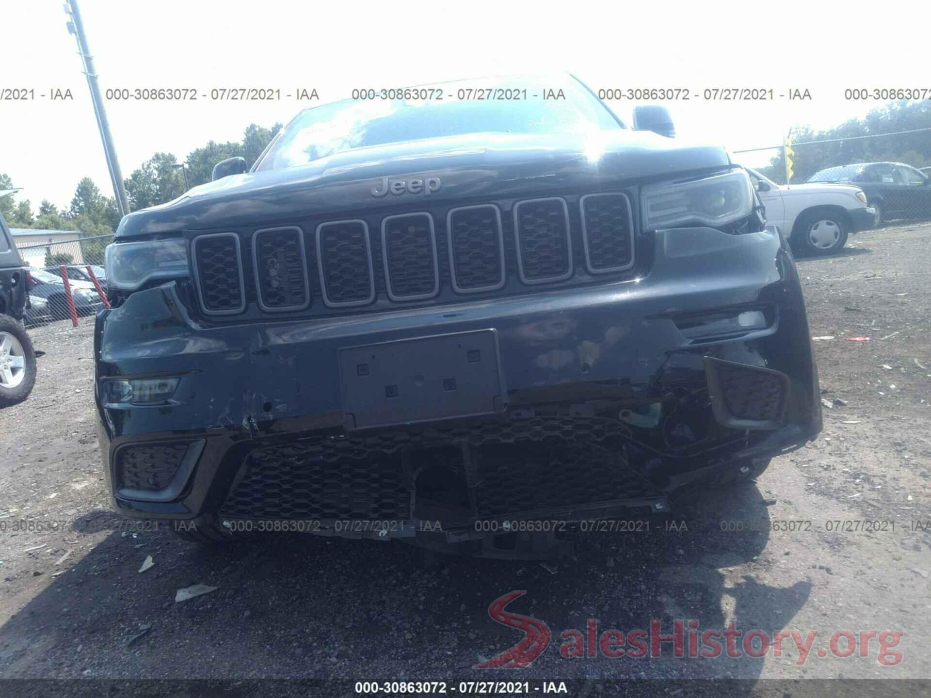 1C4RJFBG6LC313834 2020 JEEP GRAND CHEROKEE