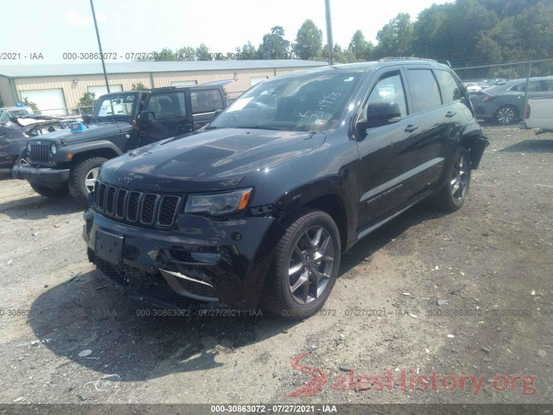 1C4RJFBG6LC313834 2020 JEEP GRAND CHEROKEE