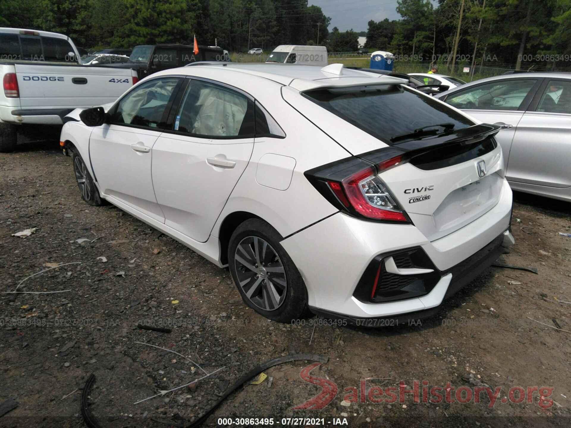 SHHFK7H31MU403213 2021 HONDA CIVIC HATCHBACK