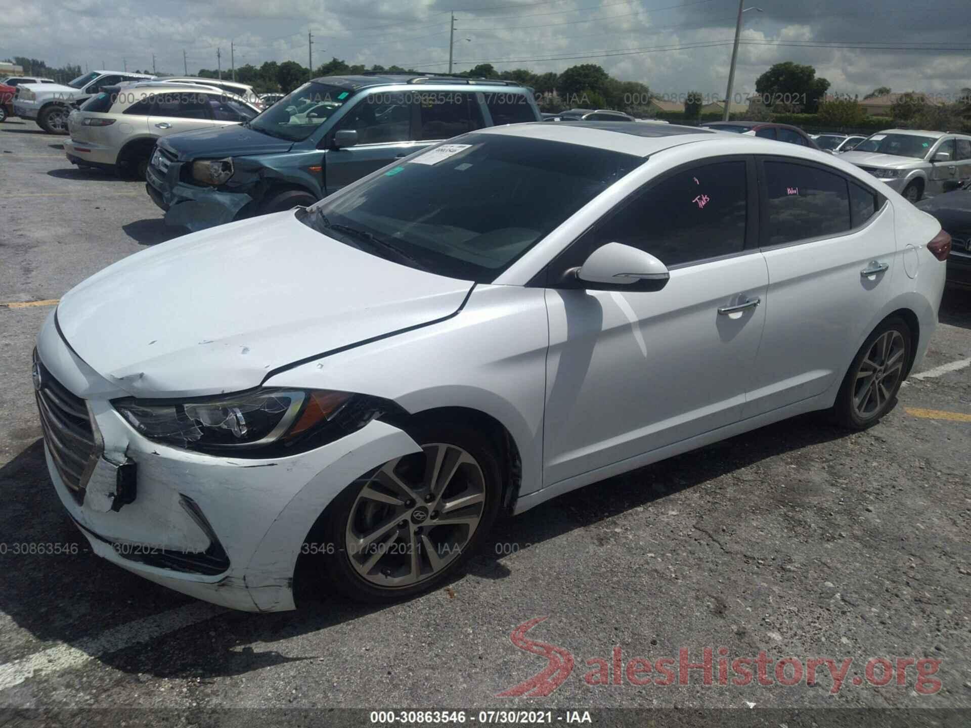 5NPD84LF2HH078666 2017 HYUNDAI ELANTRA