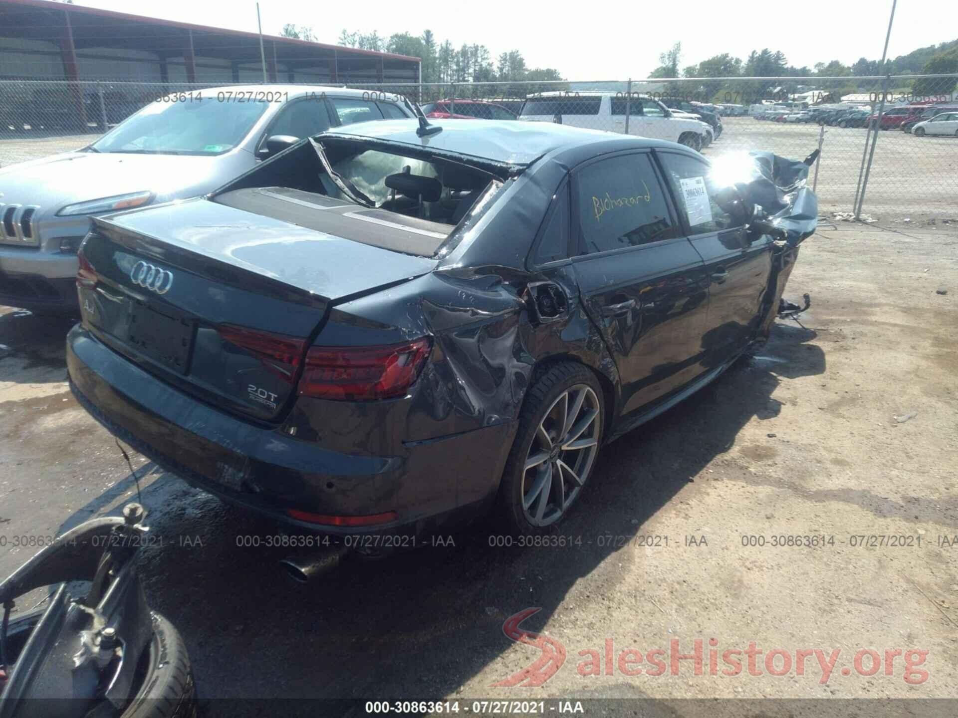 WAUENAF47JN001641 2018 AUDI A4