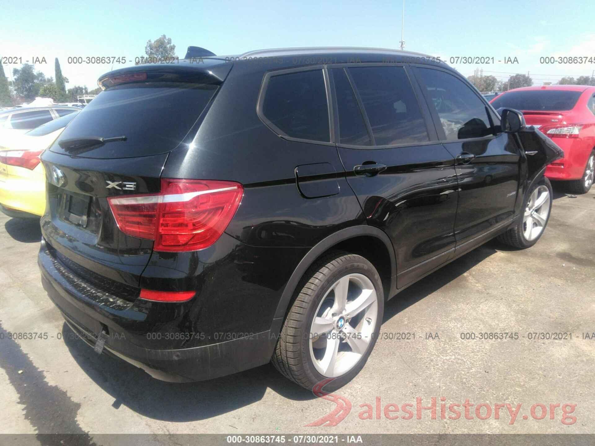 5UXWX9C57H0T13686 2017 BMW X3