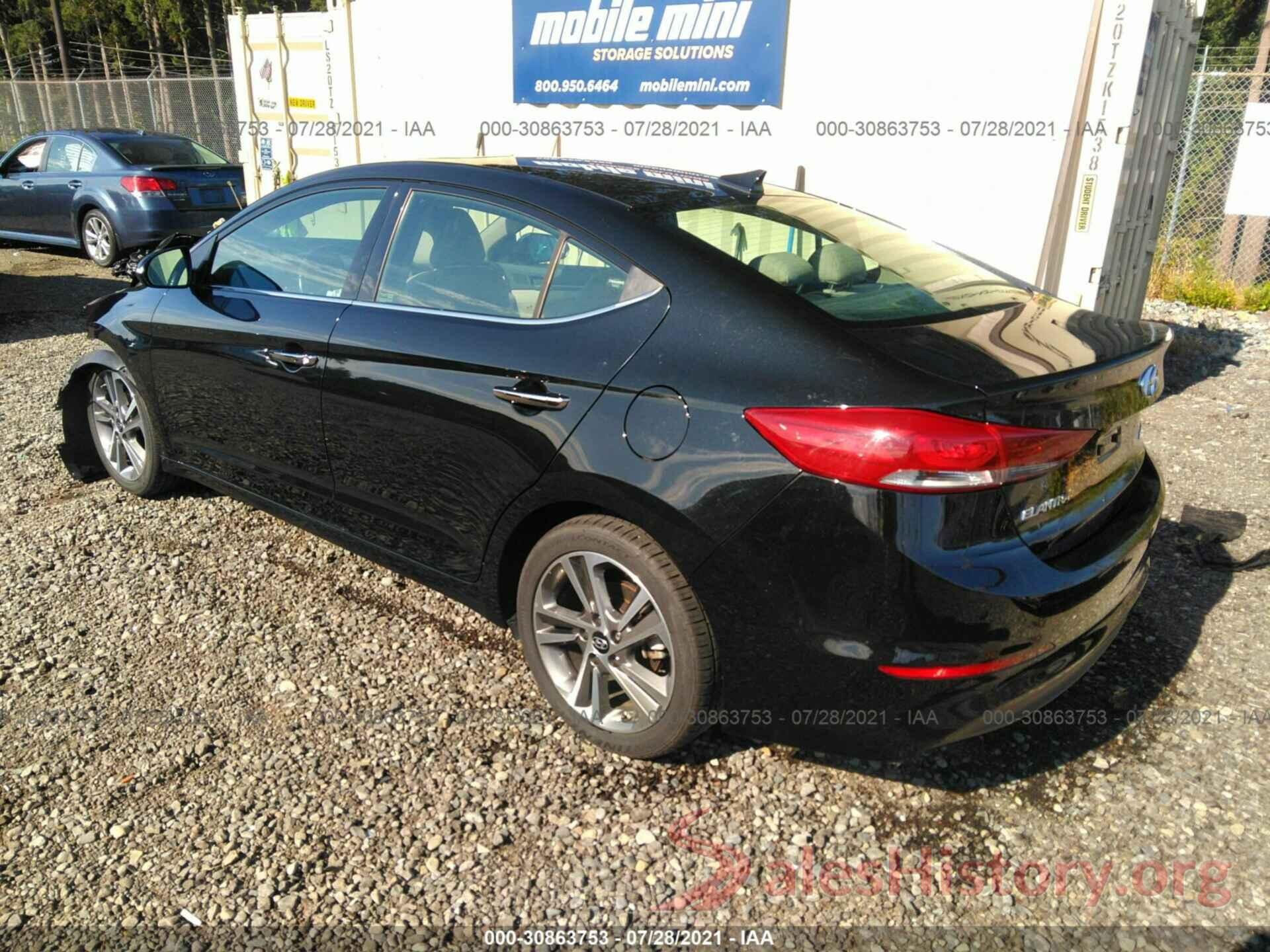 5NPD84LFXHH081203 2017 HYUNDAI ELANTRA