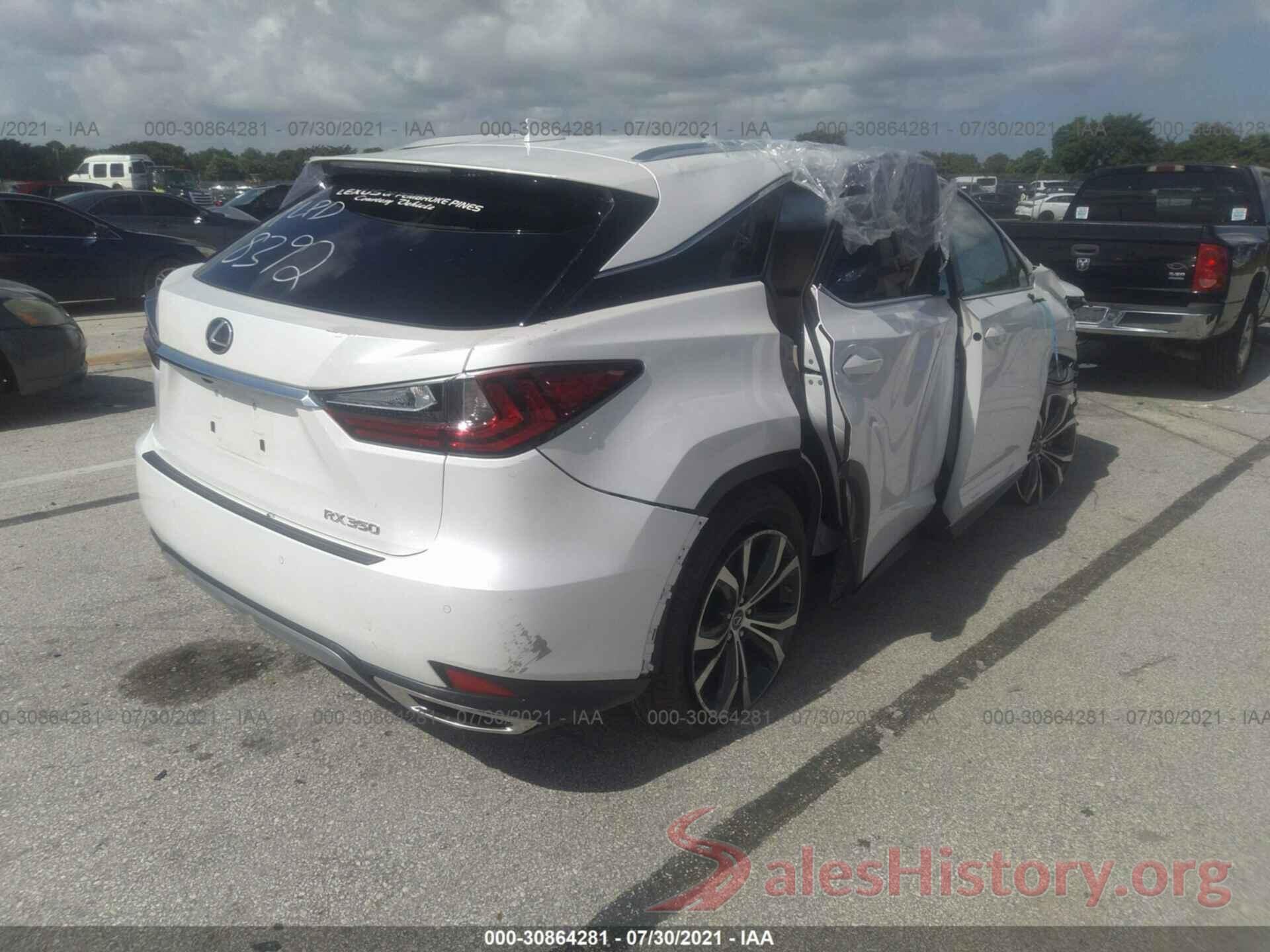 2T2HZMAA6MC188392 2021 LEXUS RX