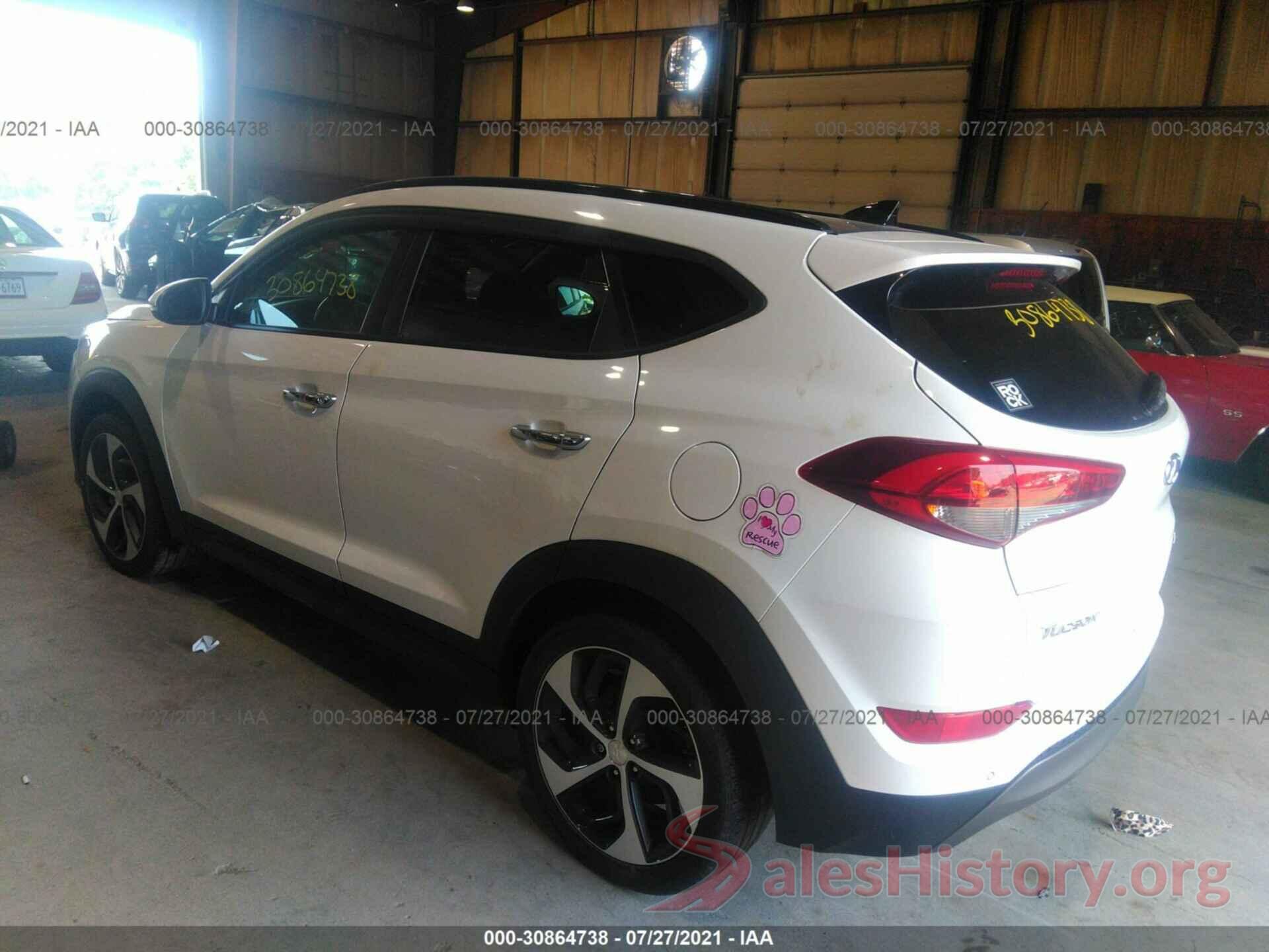 KM8J3CA27GU024808 2016 HYUNDAI TUCSON