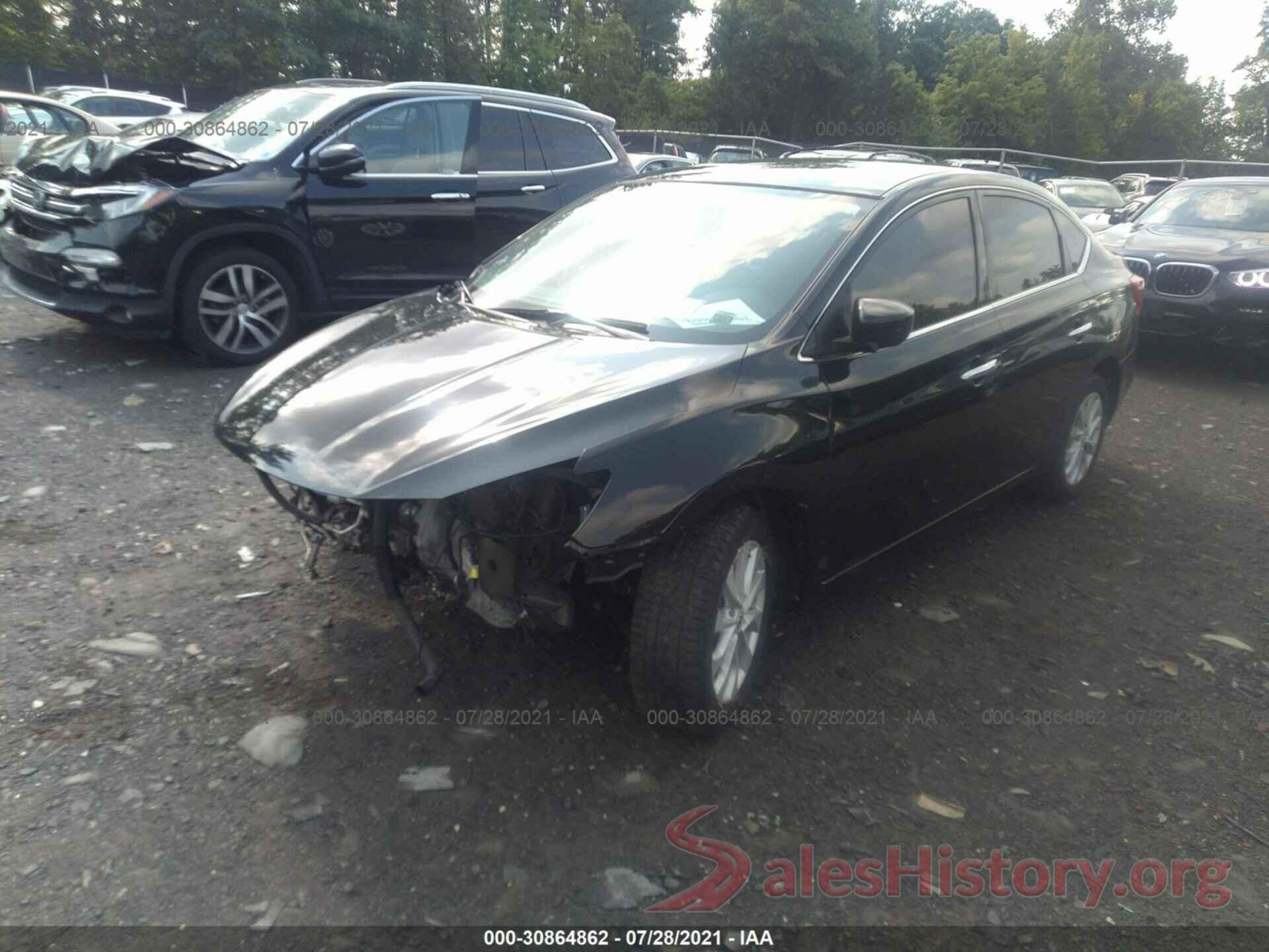 3N1AB7AP0KY279450 2019 NISSAN SENTRA