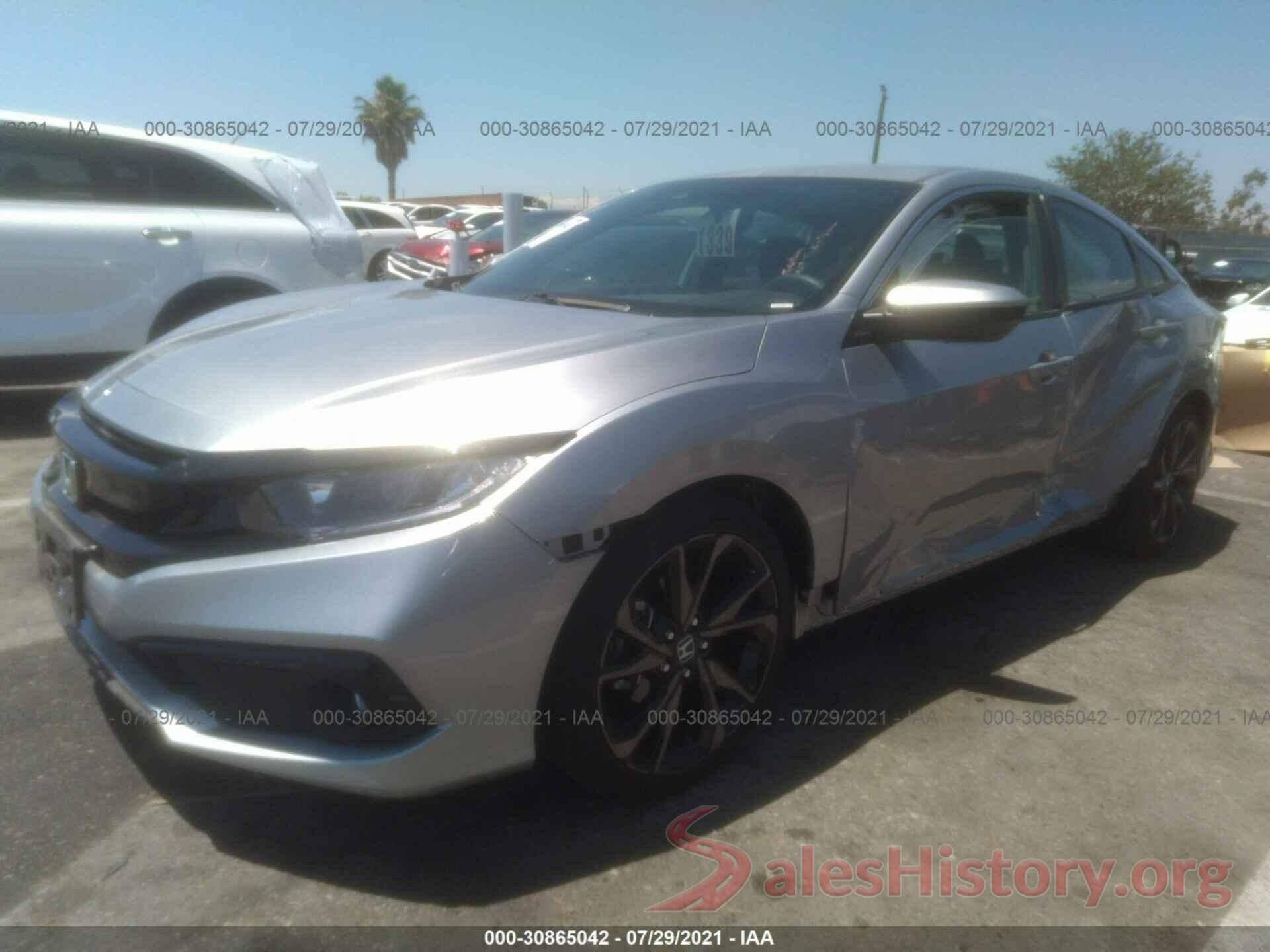 19XFC2F89LE205595 2020 HONDA CIVIC SEDAN