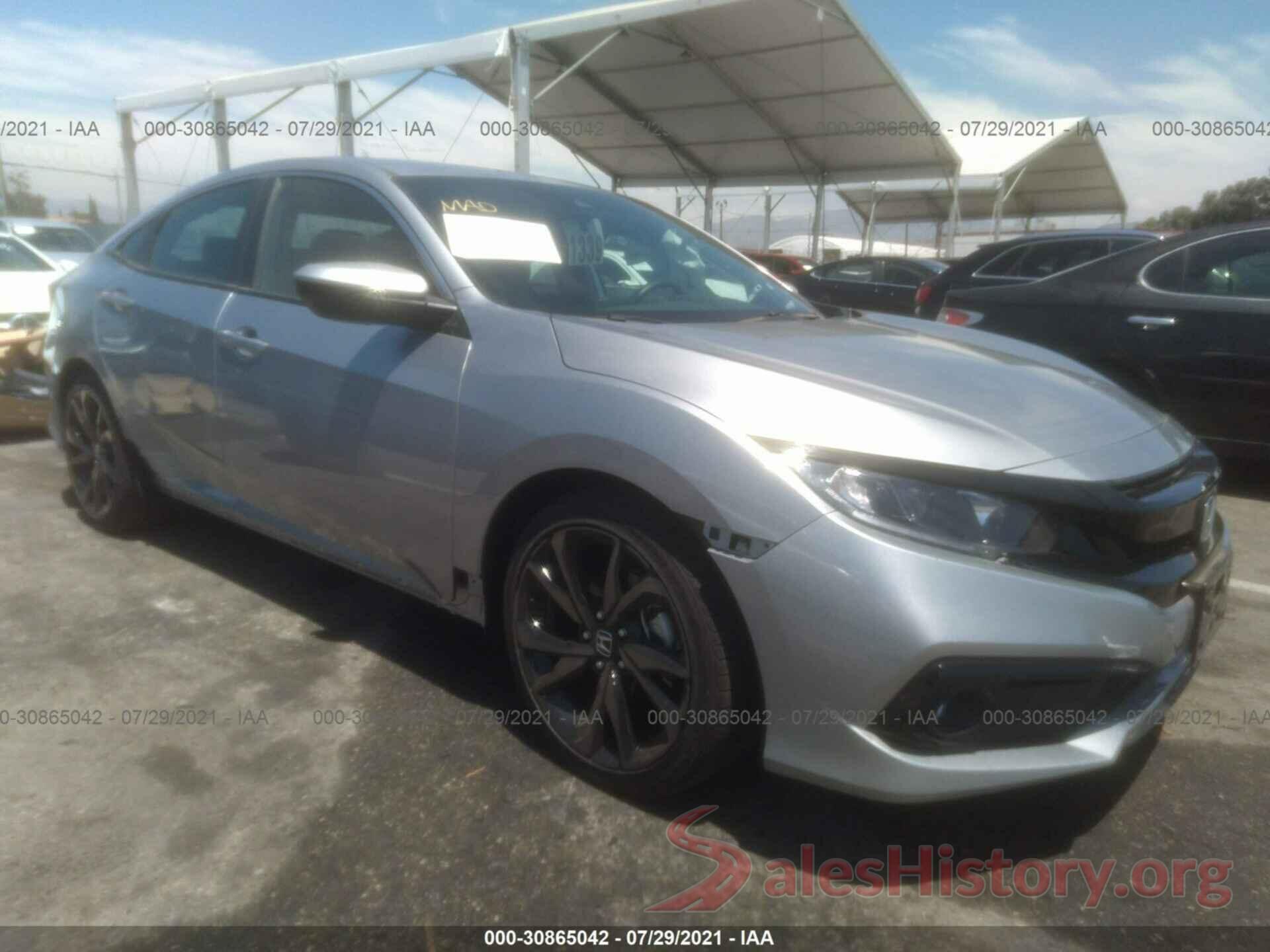 19XFC2F89LE205595 2020 HONDA CIVIC SEDAN