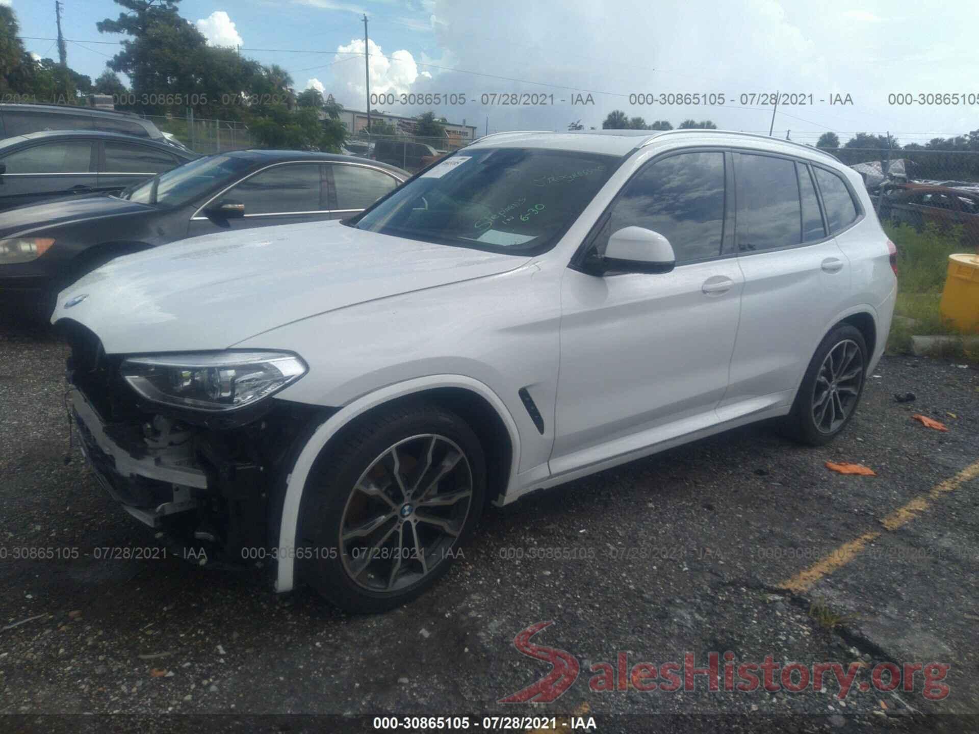 5UXTR7C57KLF35087 2019 BMW X3