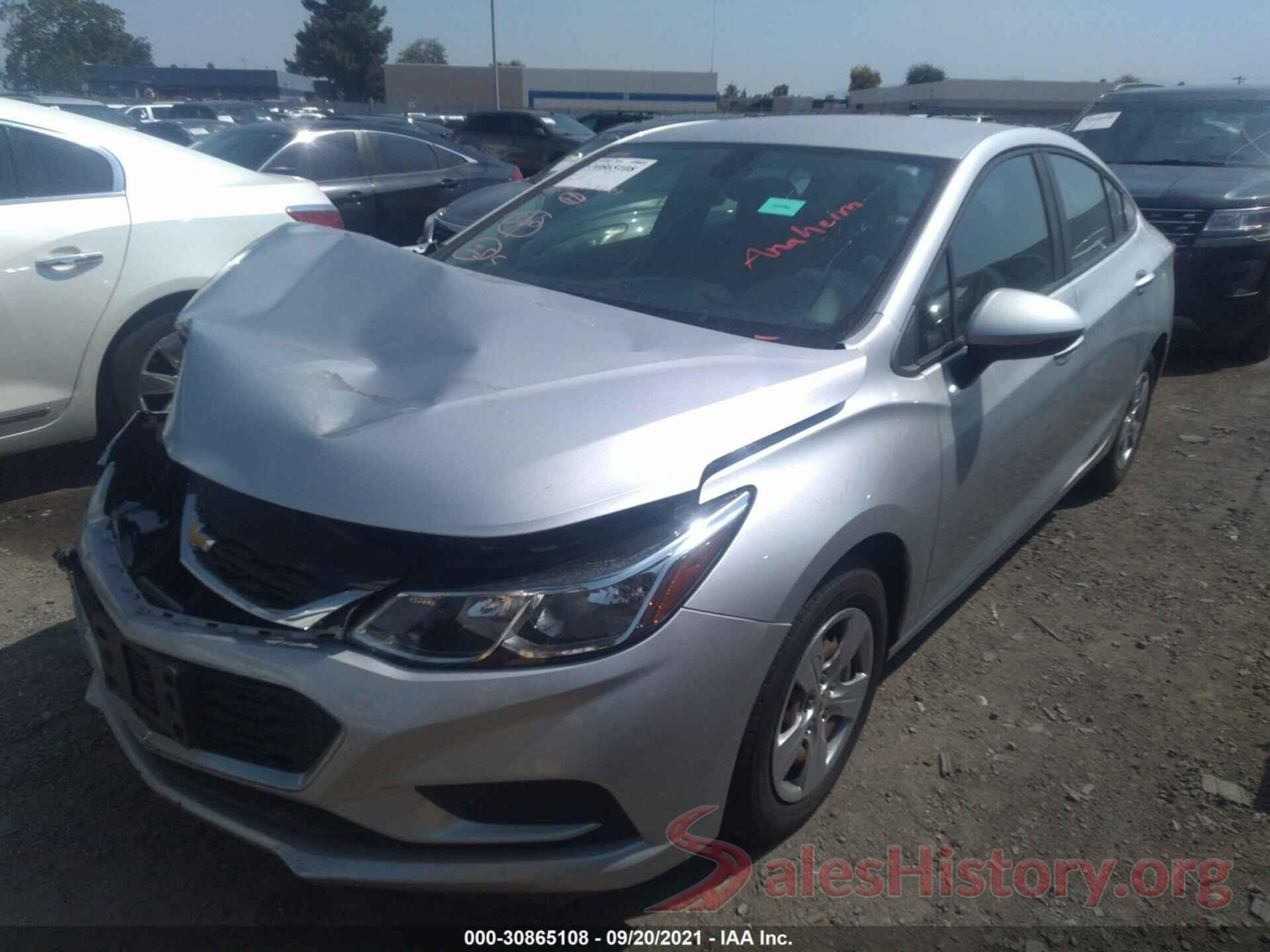 1G1BC5SM2G7279488 2016 CHEVROLET CRUZE