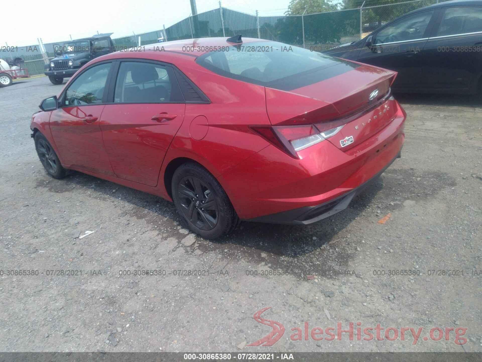 5NPLS4AG5MH000496 2021 HYUNDAI ELANTRA