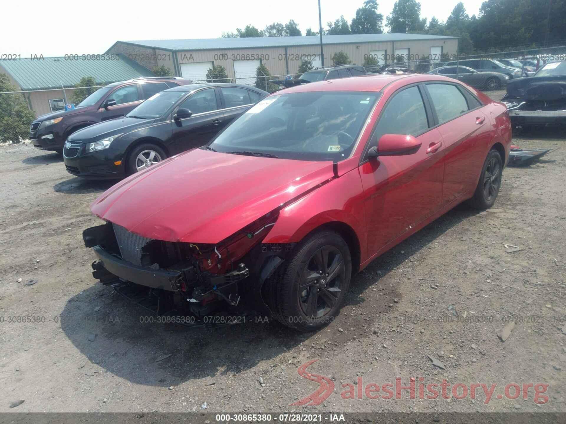 5NPLS4AG5MH000496 2021 HYUNDAI ELANTRA