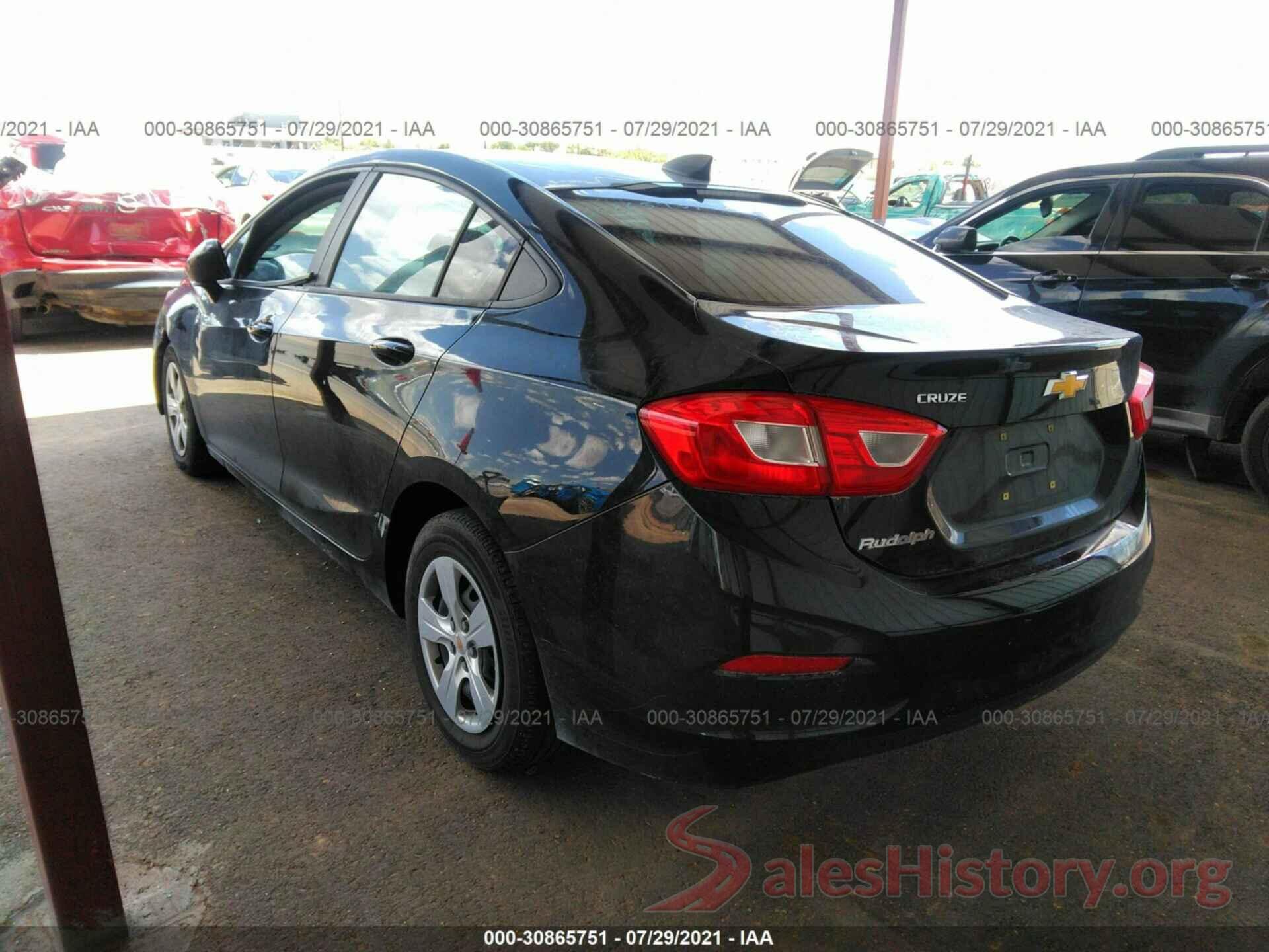 1G1BB5SMXH7165274 2017 CHEVROLET CRUZE