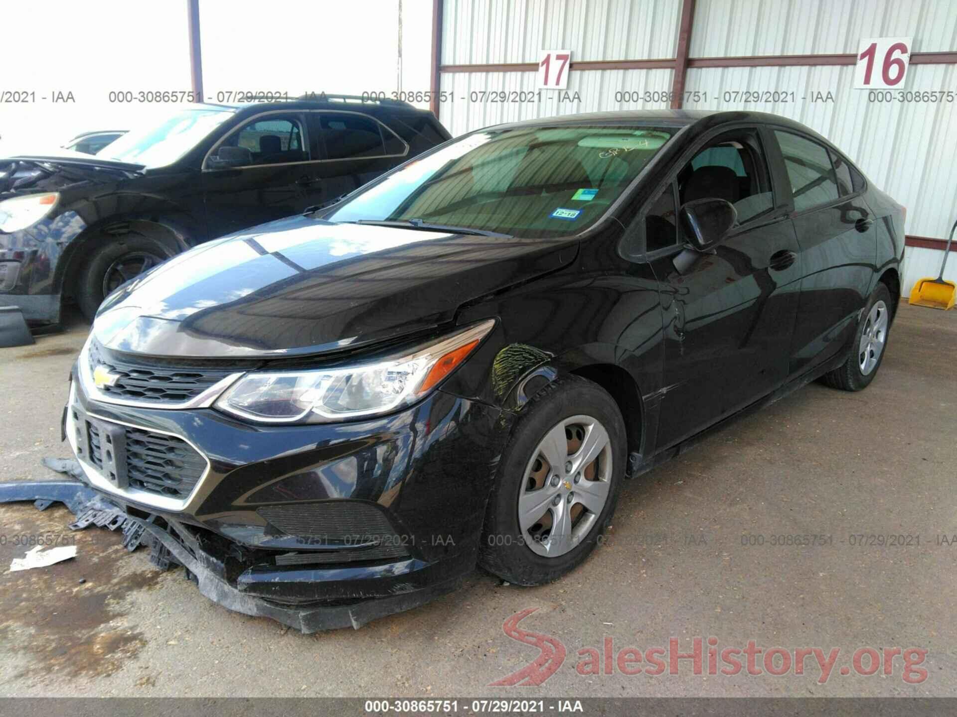 1G1BB5SMXH7165274 2017 CHEVROLET CRUZE