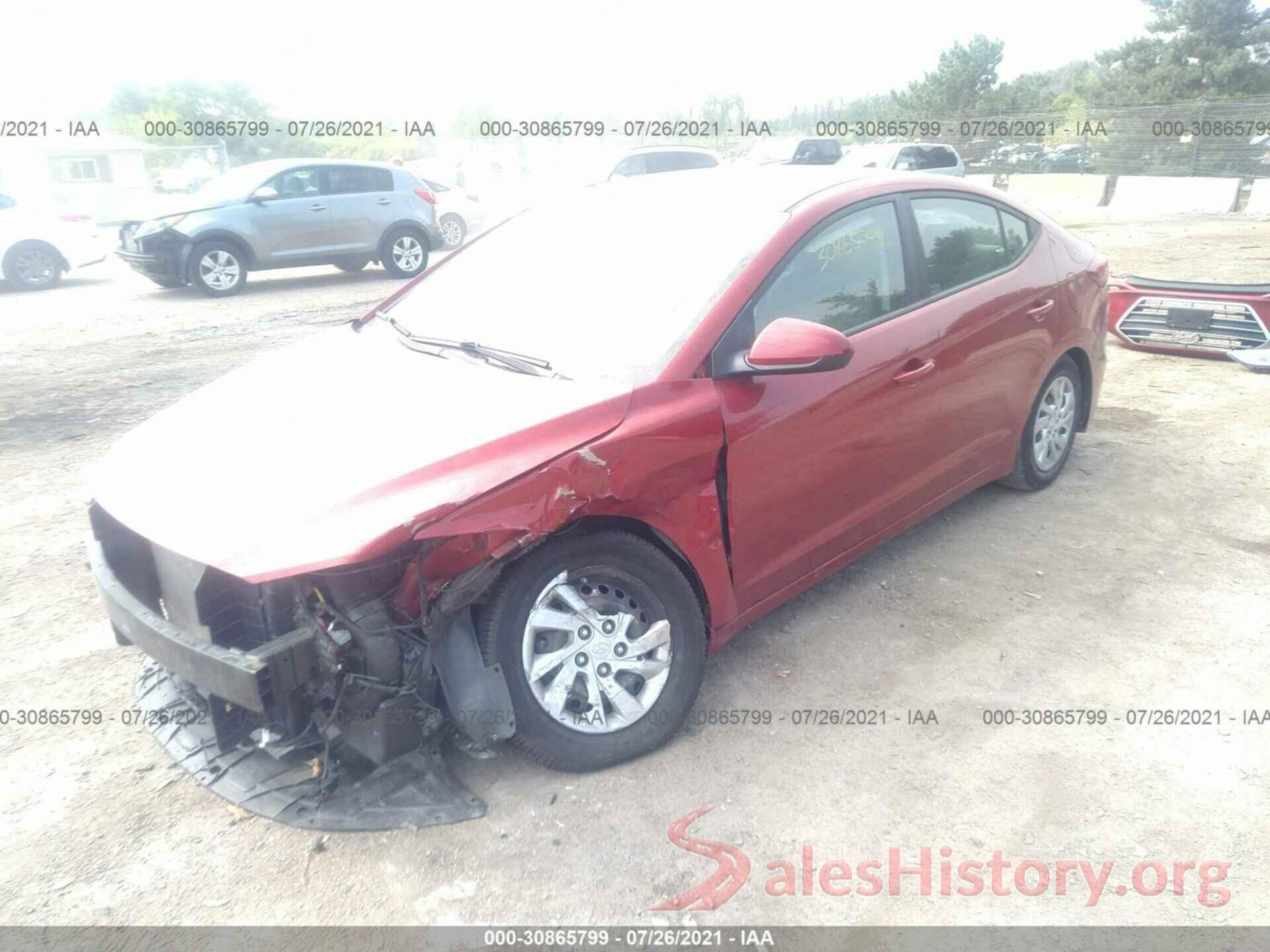 KMHD74LF6HU100995 2017 HYUNDAI ELANTRA