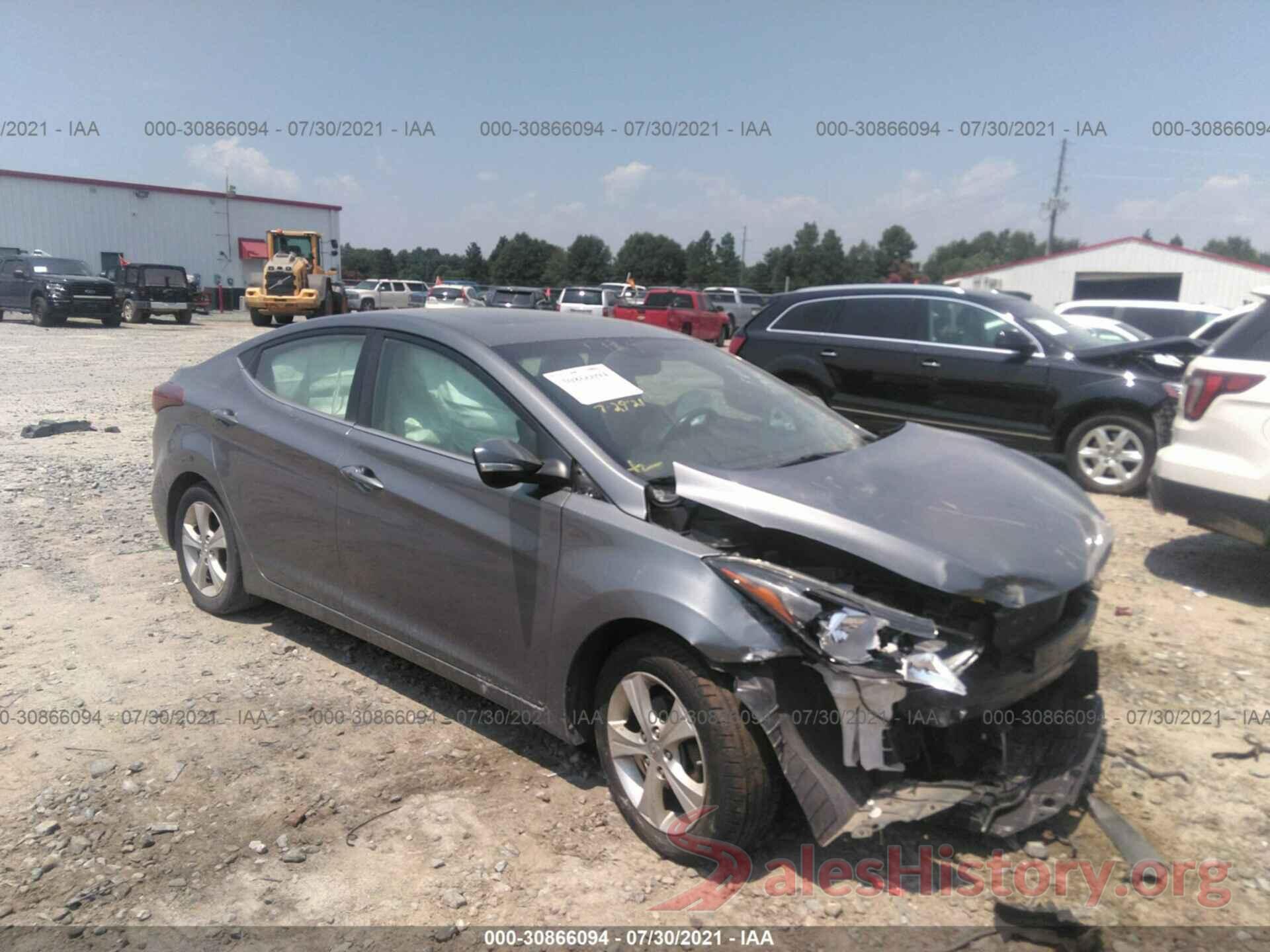 KMHDH4AE2GU574495 2016 HYUNDAI ELANTRA