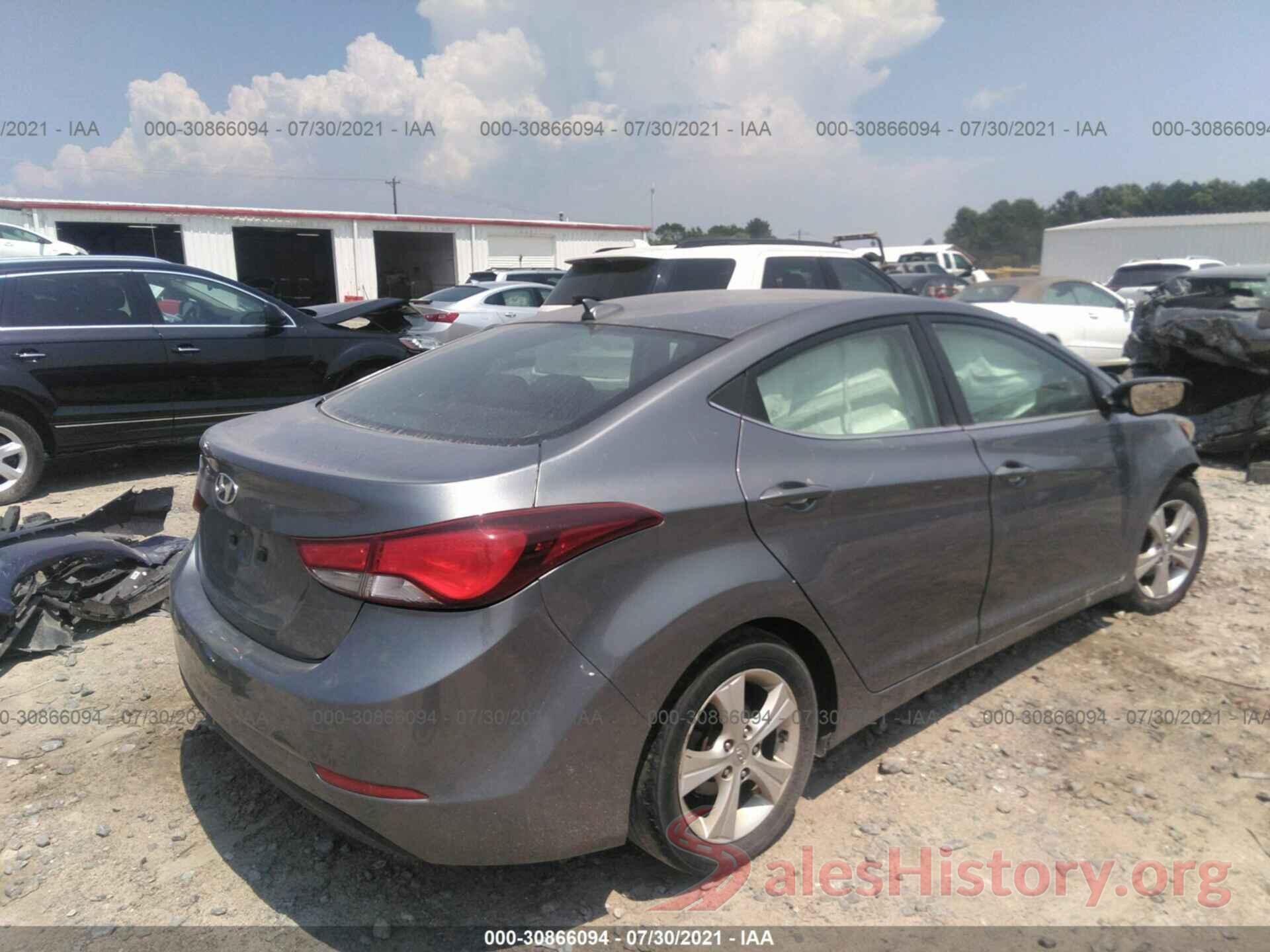 KMHDH4AE2GU574495 2016 HYUNDAI ELANTRA