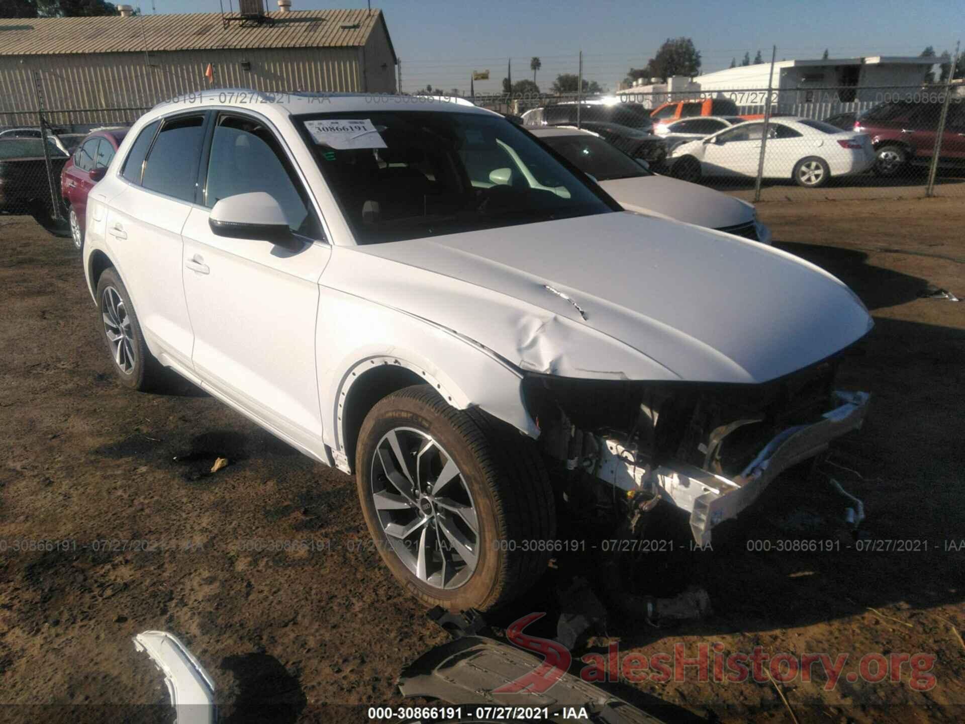 WA1BAAFY2M2004001 2021 AUDI Q5