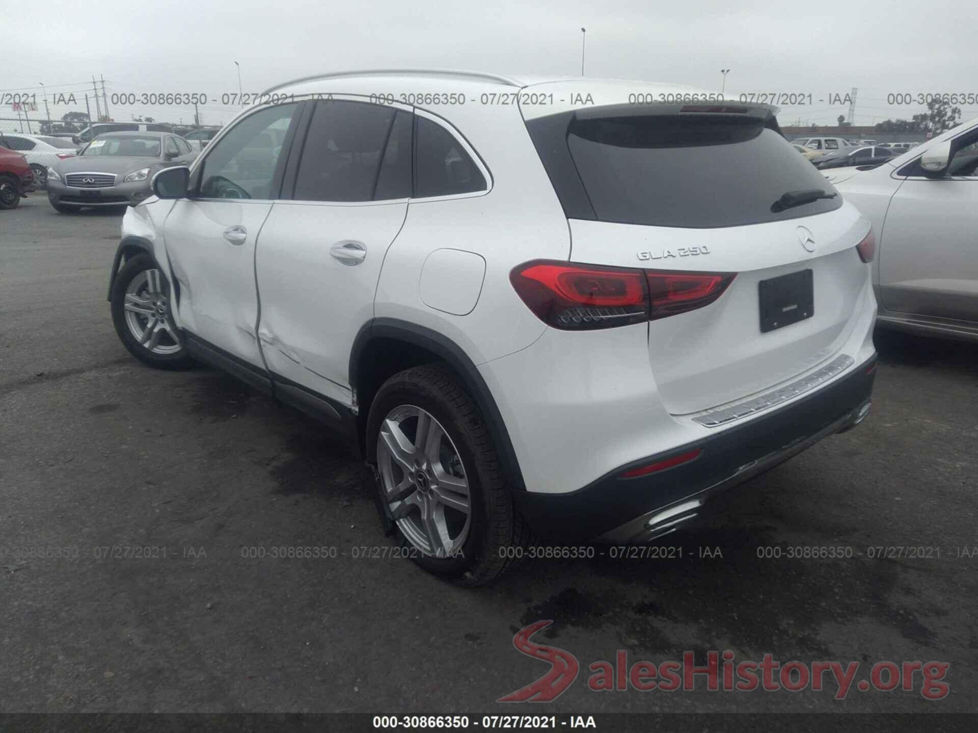 W1N4N4GB8MJ115908 2021 MERCEDES-BENZ GLA