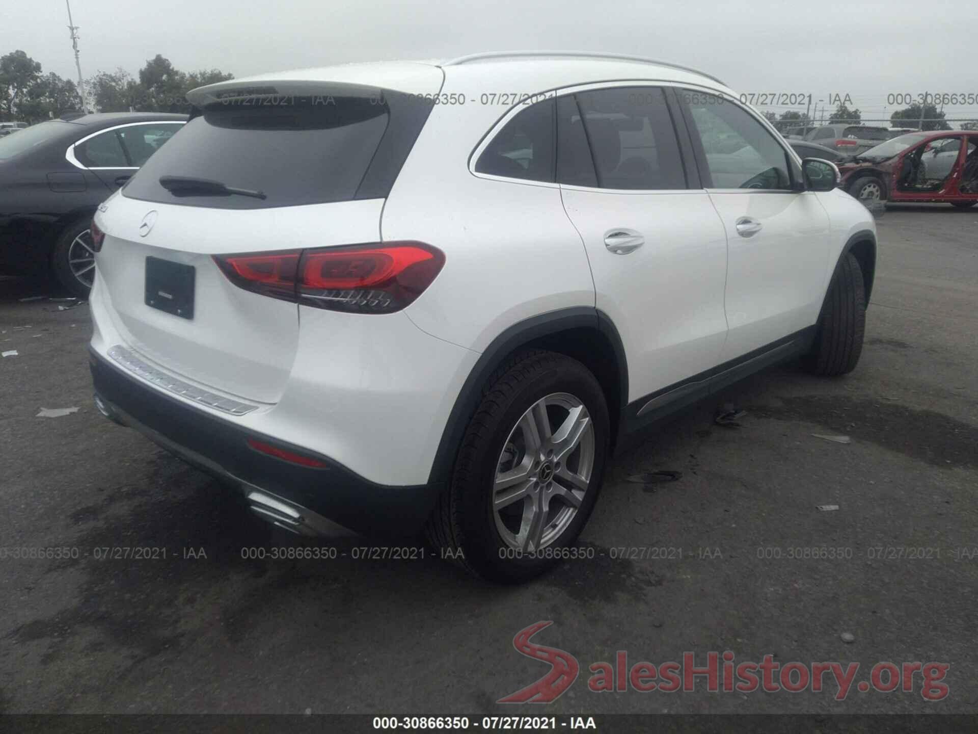 W1N4N4GB8MJ115908 2021 MERCEDES-BENZ GLA