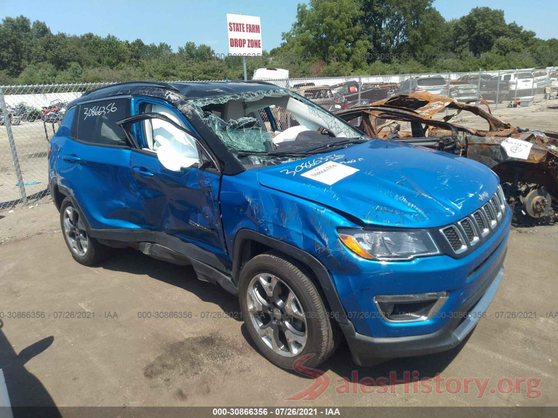 3C4NJDCB1LT221668 2020 JEEP COMPASS