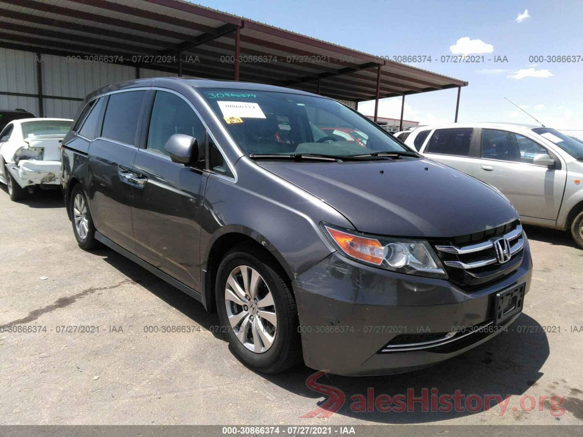 5FNRL5H61GB129722 2016 HONDA ODYSSEY