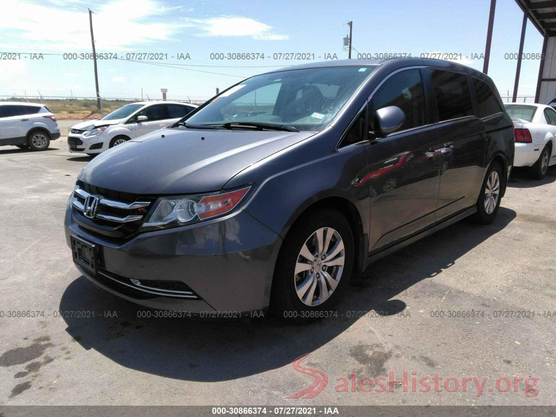 5FNRL5H61GB129722 2016 HONDA ODYSSEY