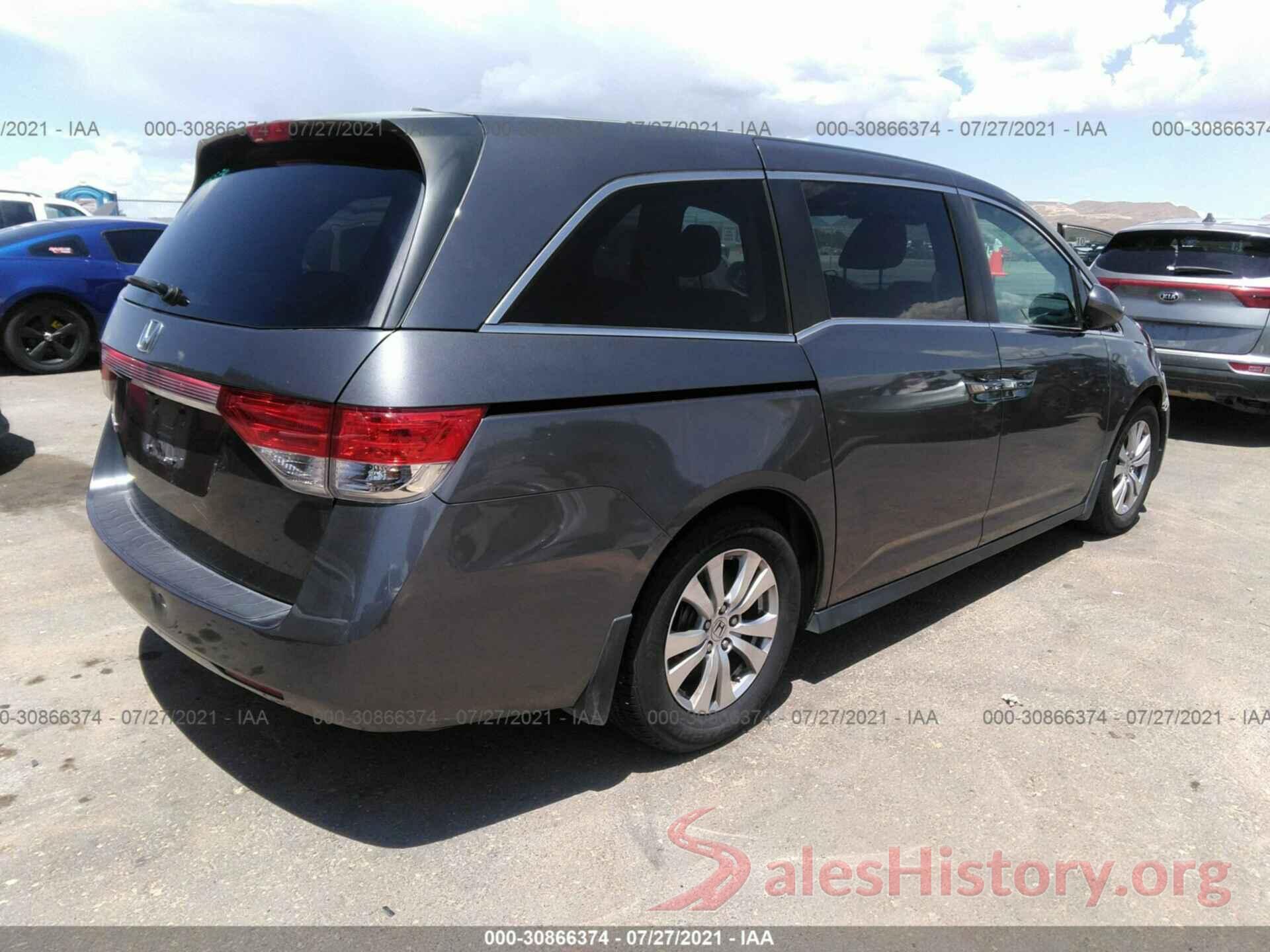 5FNRL5H61GB129722 2016 HONDA ODYSSEY