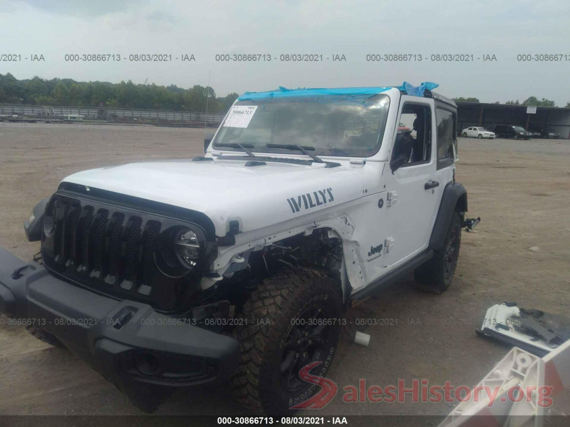 1C4HJXAG7MW627043 2021 JEEP WRANGLER