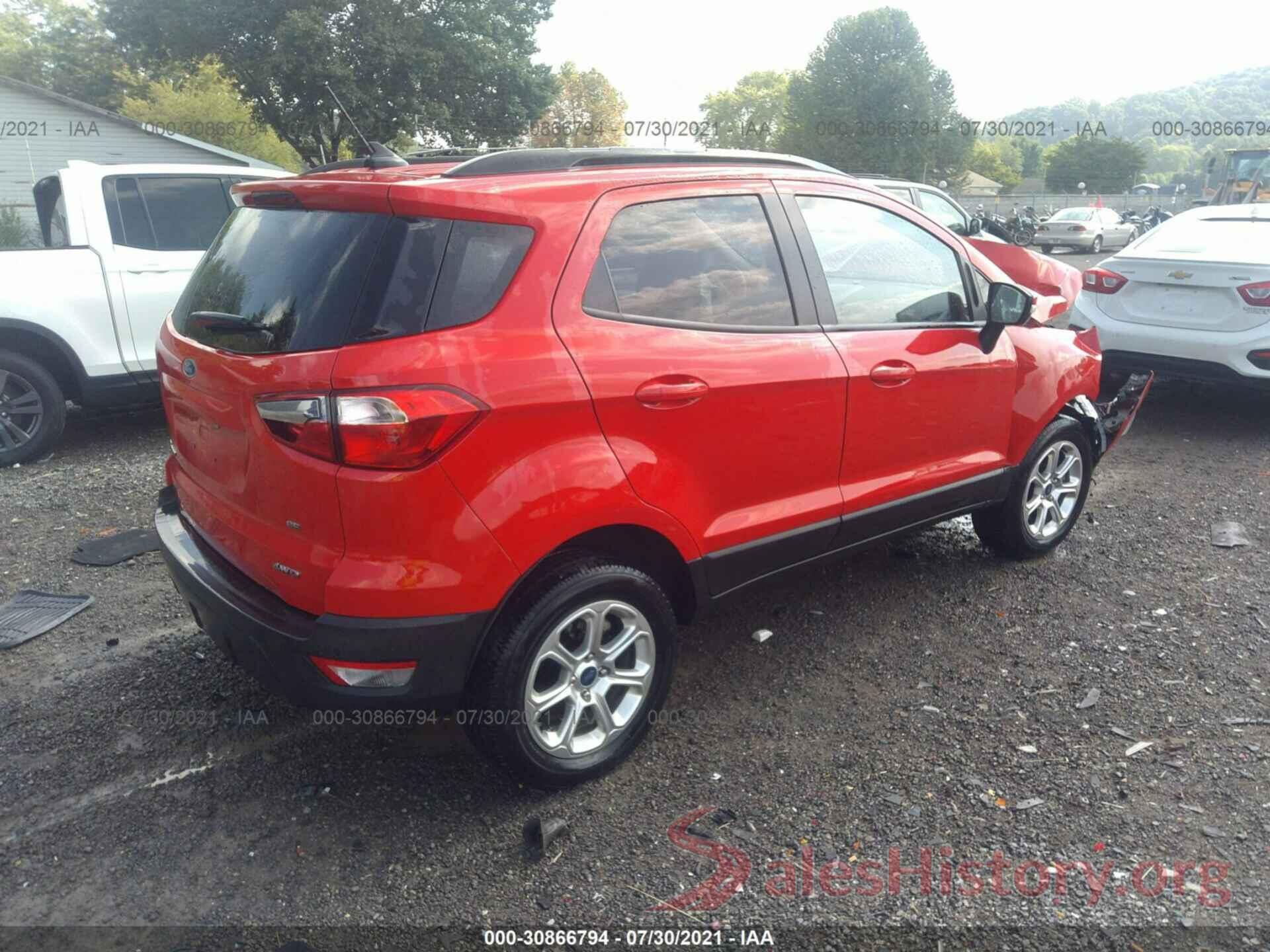 MAJ6S3GL3LC343657 2020 FORD ECOSPORT