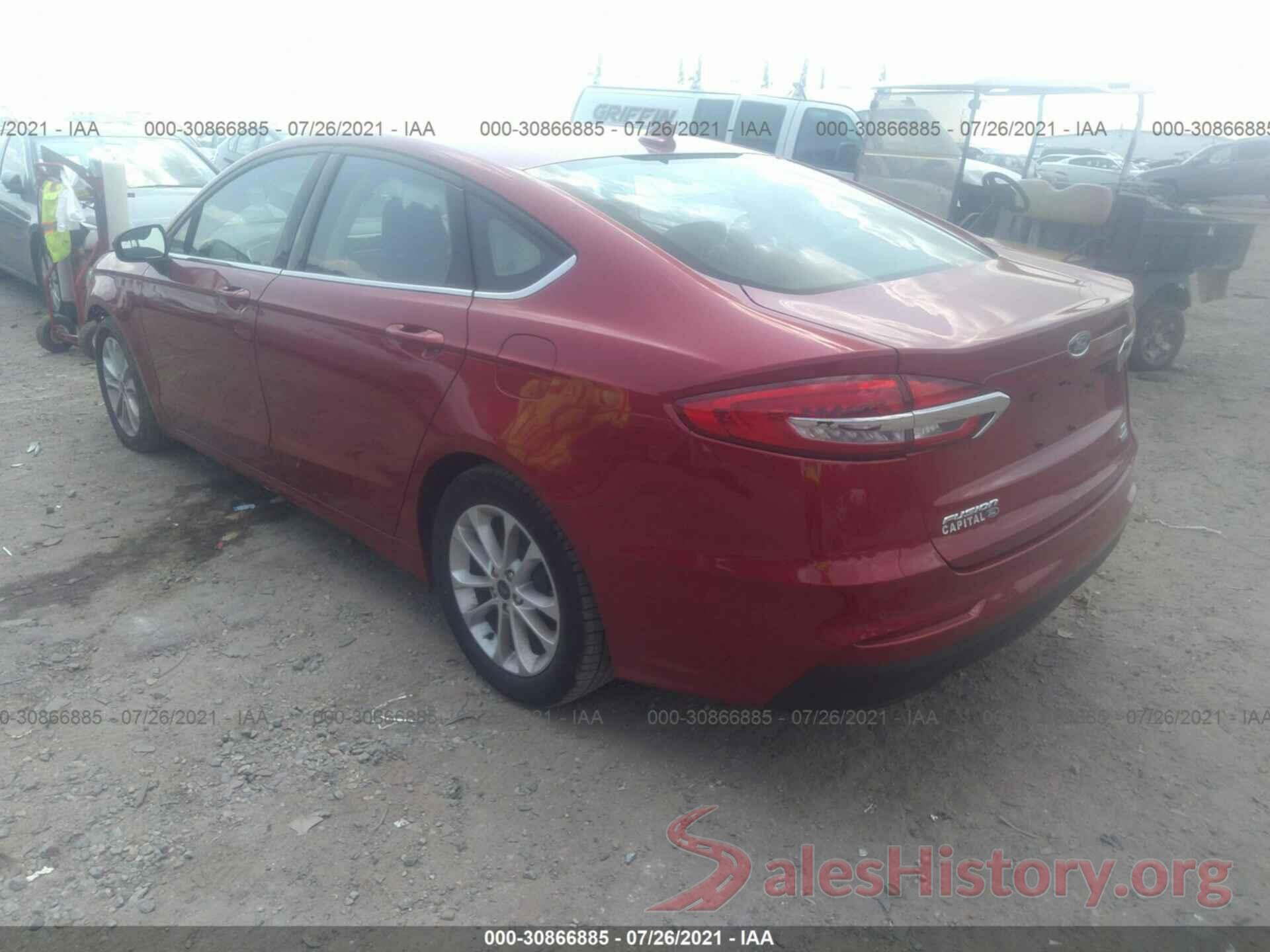 3FA6P0HD4LR261610 2020 FORD FUSION