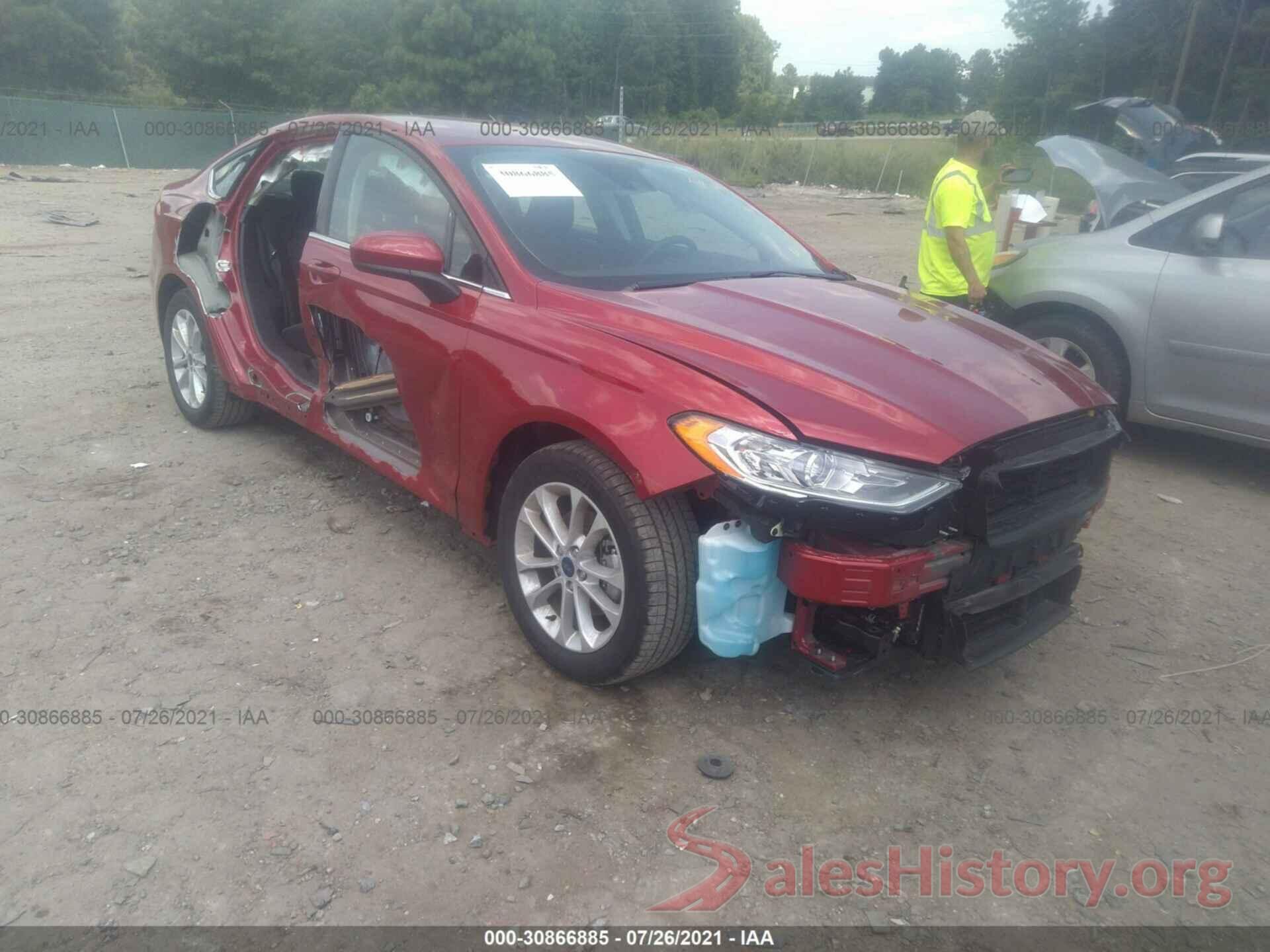 3FA6P0HD4LR261610 2020 FORD FUSION