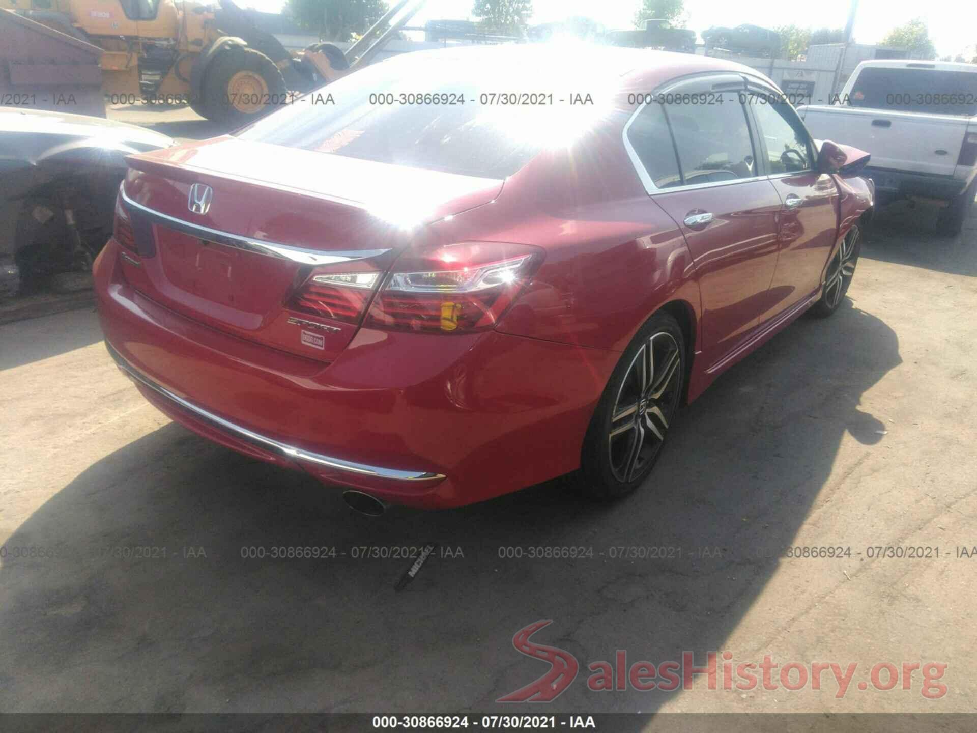 1HGCR2F51GA027988 2016 HONDA ACCORD SEDAN