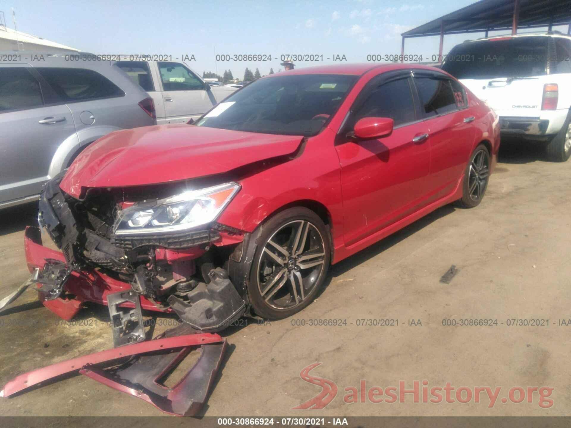 1HGCR2F51GA027988 2016 HONDA ACCORD SEDAN