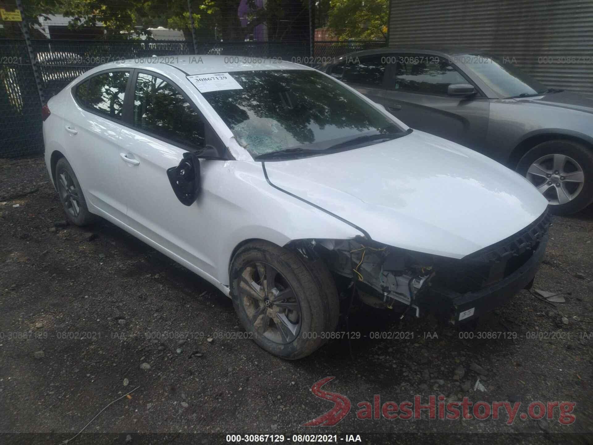 5NPD84LF5JH310683 2018 HYUNDAI ELANTRA