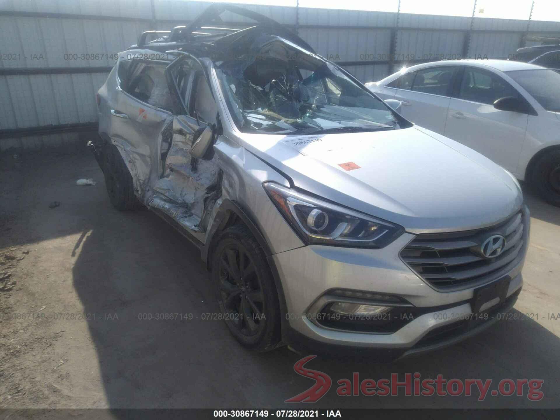 5XYZWDLA0JG534953 2018 HYUNDAI SANTA FE SPORT