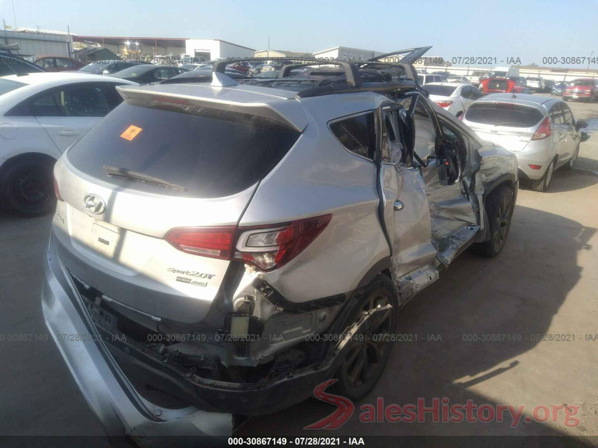 5XYZWDLA0JG534953 2018 HYUNDAI SANTA FE SPORT