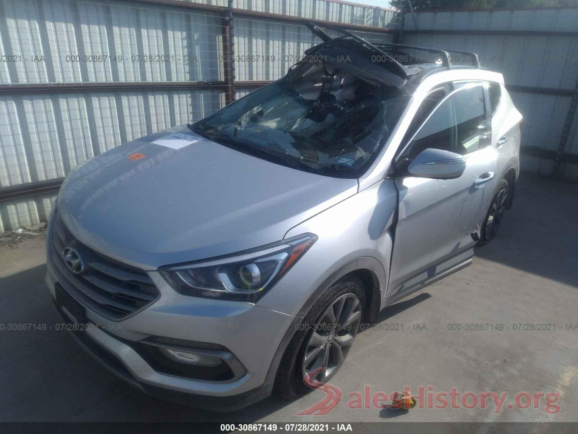 5XYZWDLA0JG534953 2018 HYUNDAI SANTA FE SPORT