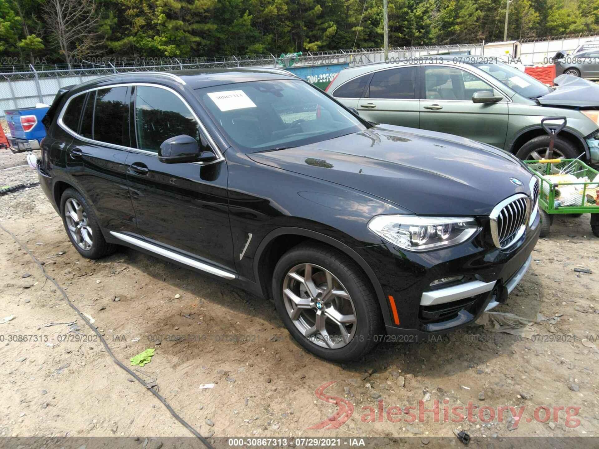 5UXTY5C00L9B76904 2020 BMW X3