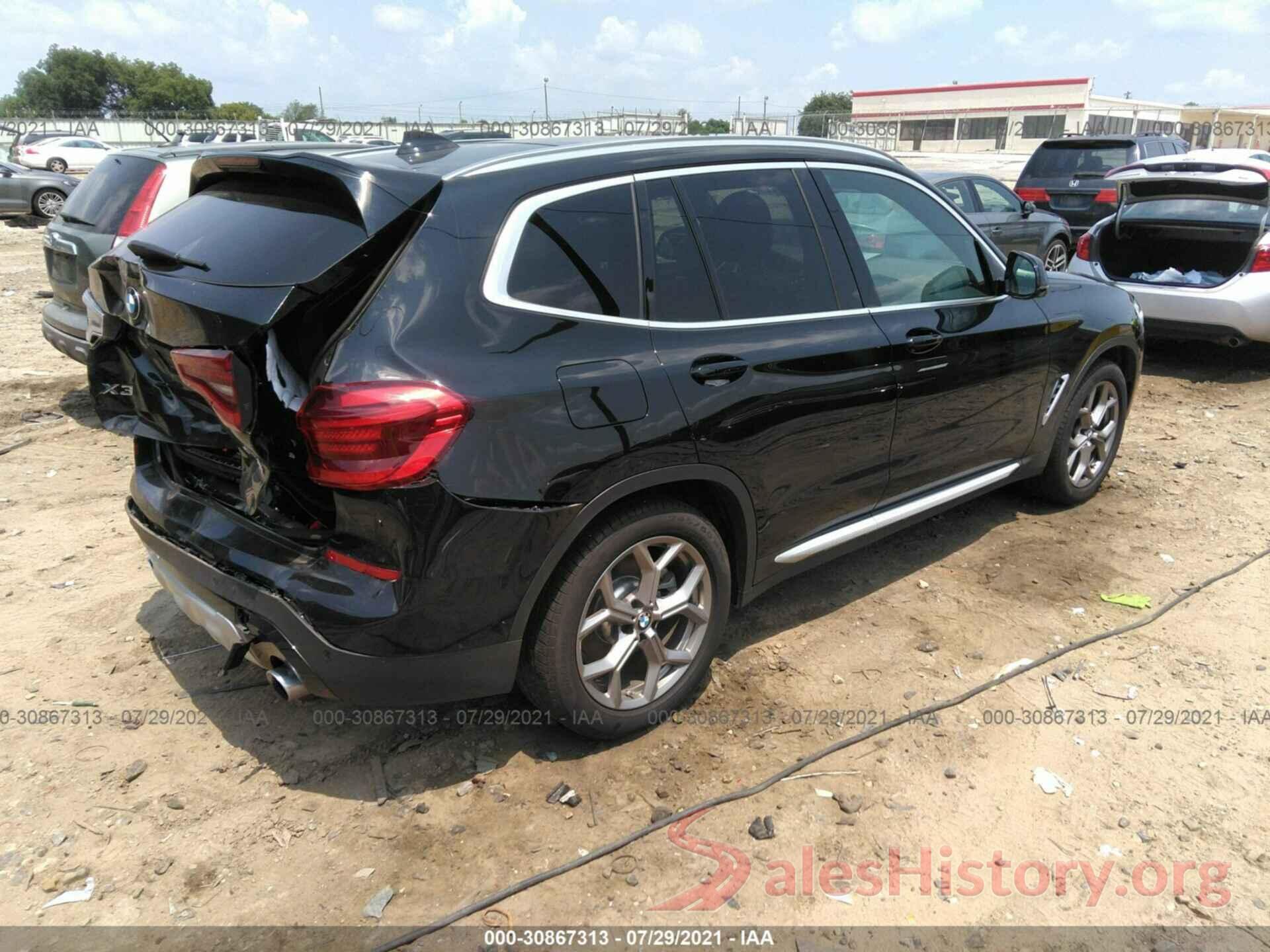 5UXTY5C00L9B76904 2020 BMW X3