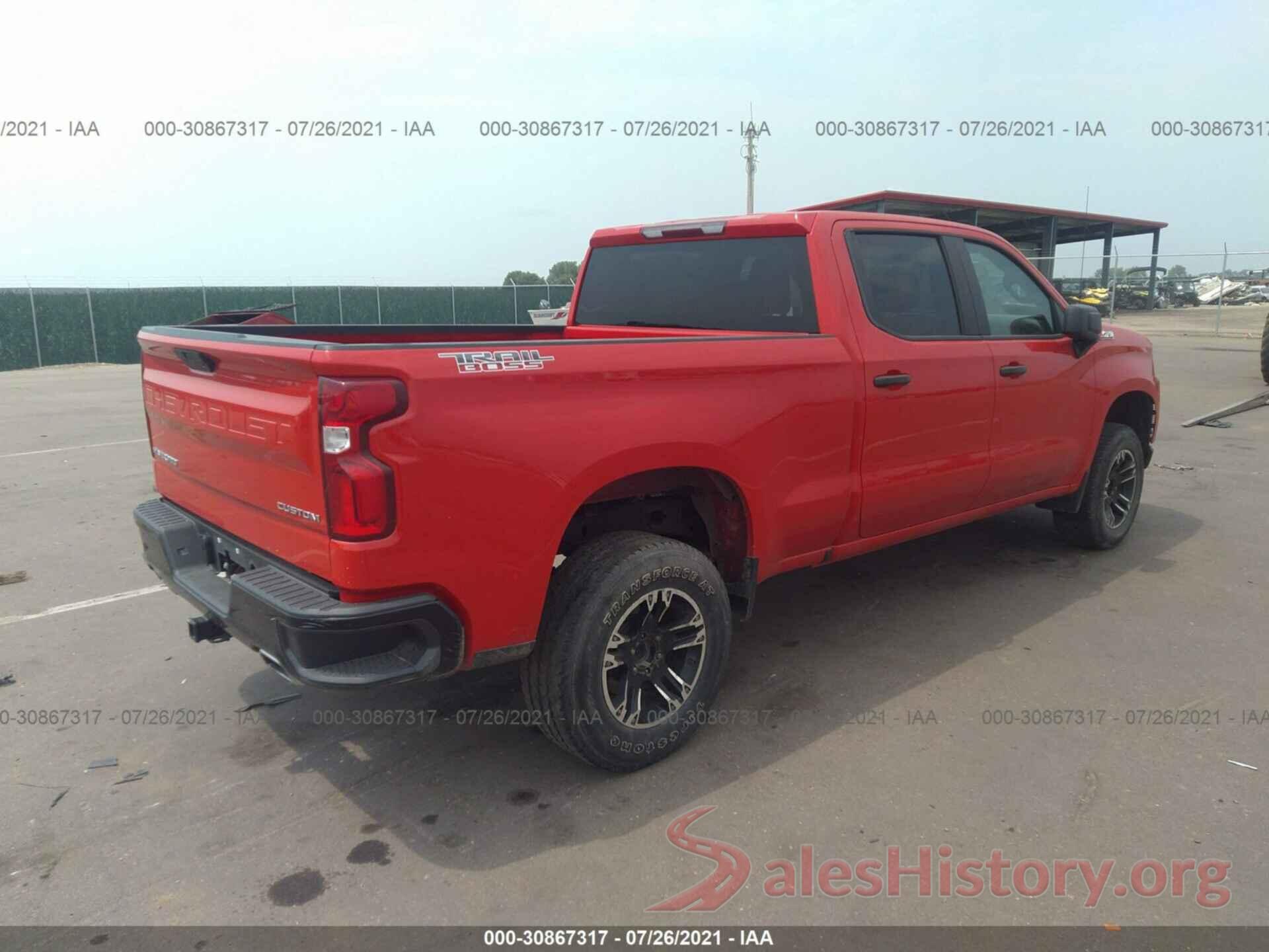 3GCPYCEF8LG171892 2020 CHEVROLET SILVERADO 1500