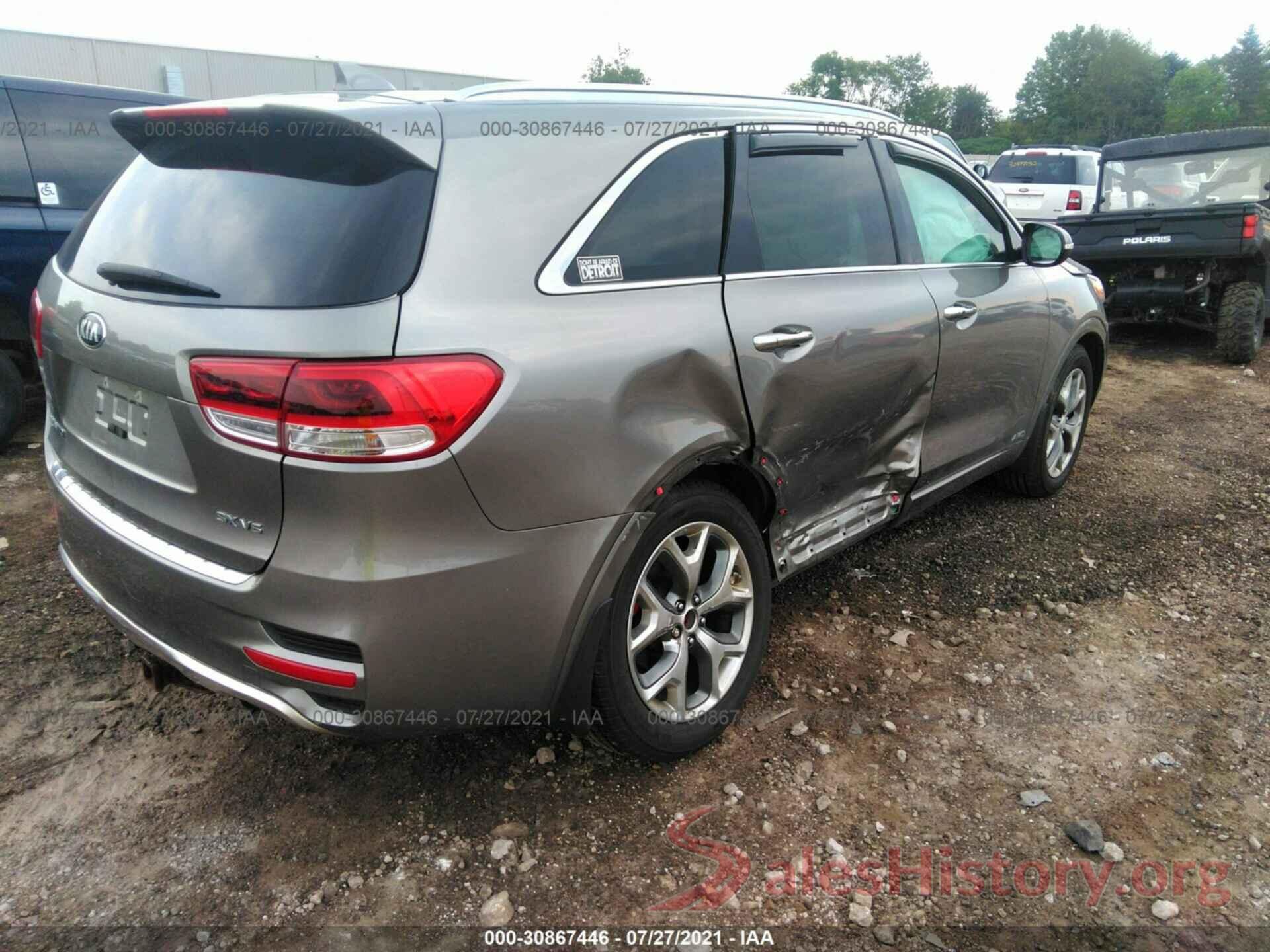 5XYPKDA55GG084685 2016 KIA SORENTO