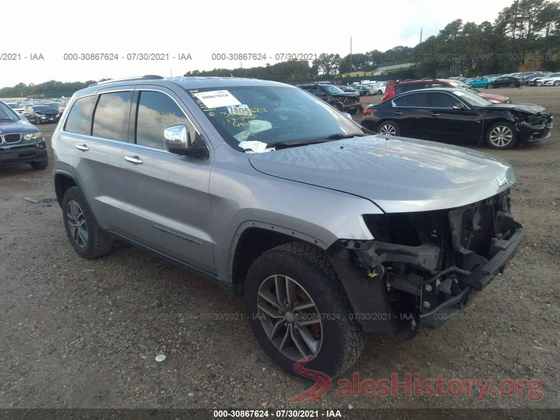 1C4RJFBG1HC753905 2017 JEEP GRAND CHEROKEE