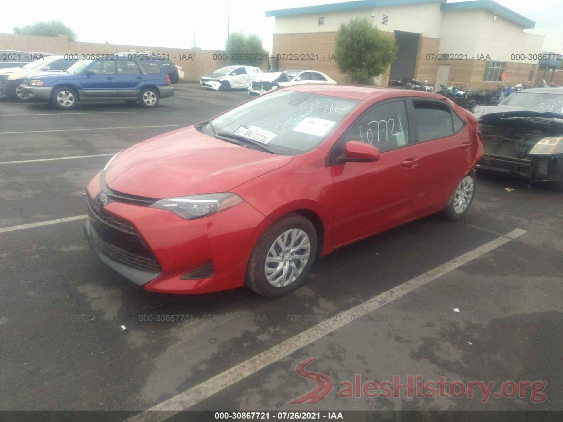 5YFBURHE9KP923281 2019 TOYOTA COROLLA