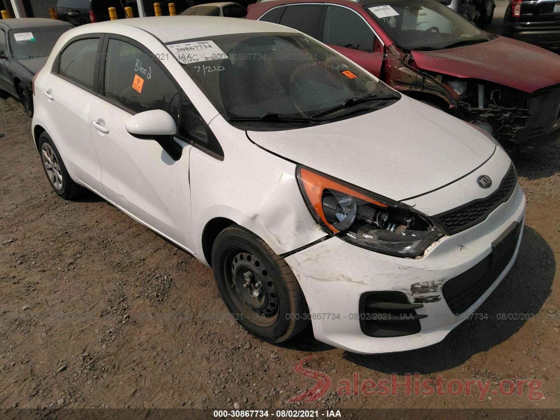 KNADM5A33G6635665 2016 KIA RIO